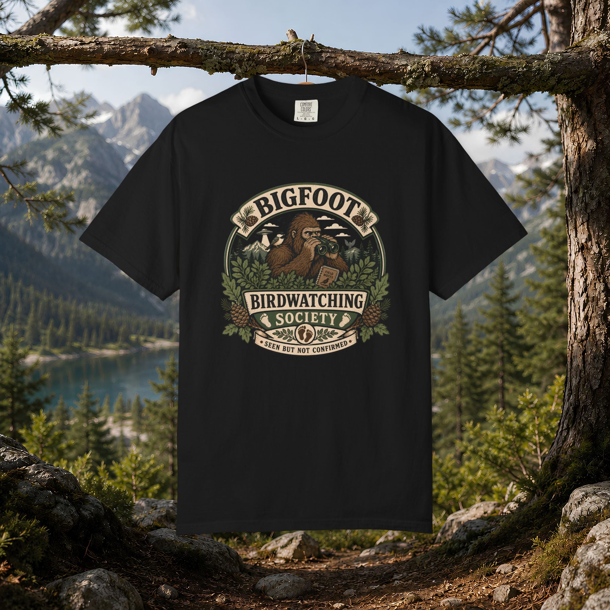 Bigfoot Birdwatching Society T-Shirt
