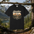 Adventure Awaits T-Shirt — Scenic Mountain Road Graphic Tee