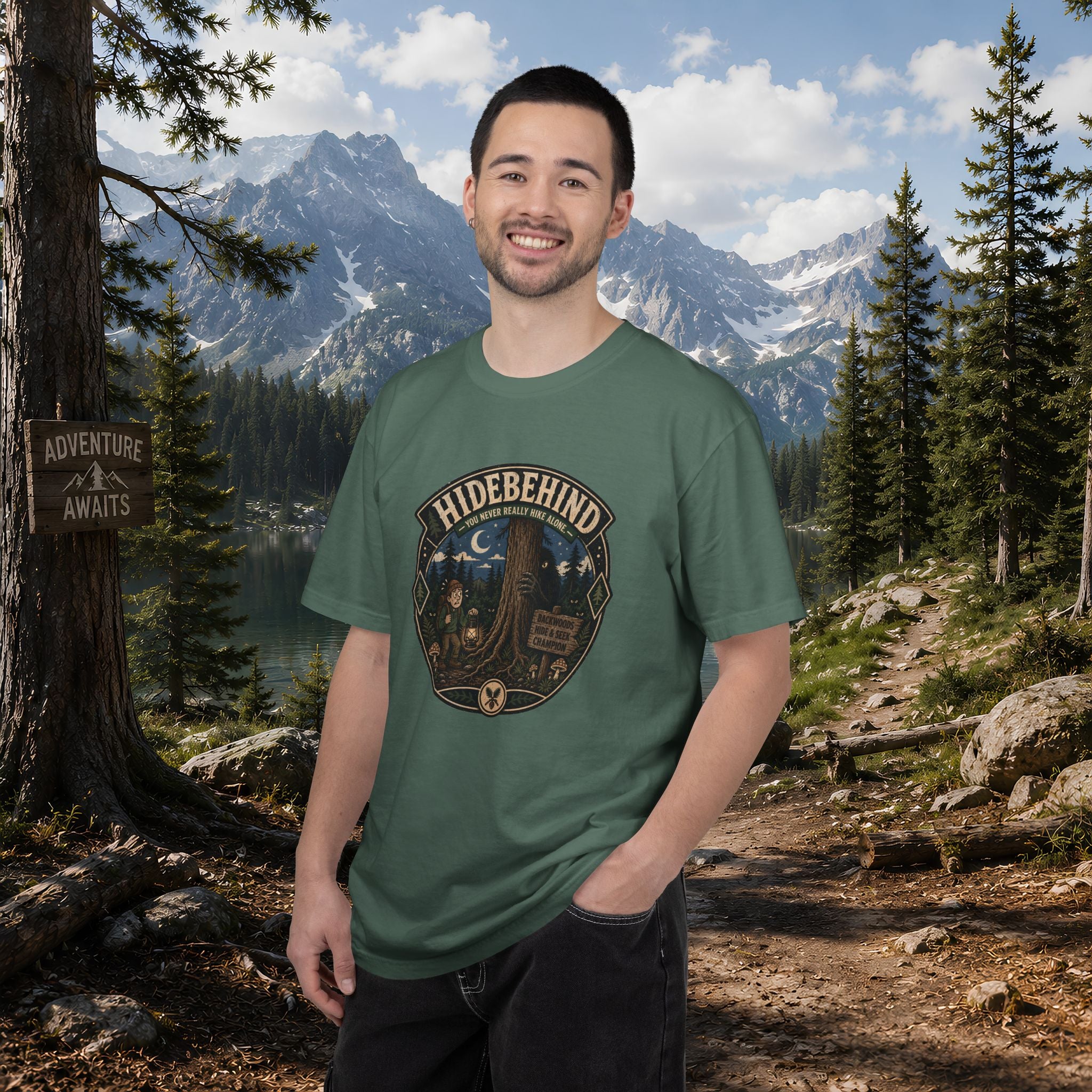 Hidebehind Cryptid T-Shirt — Vintage Outdoor Adventure Tee