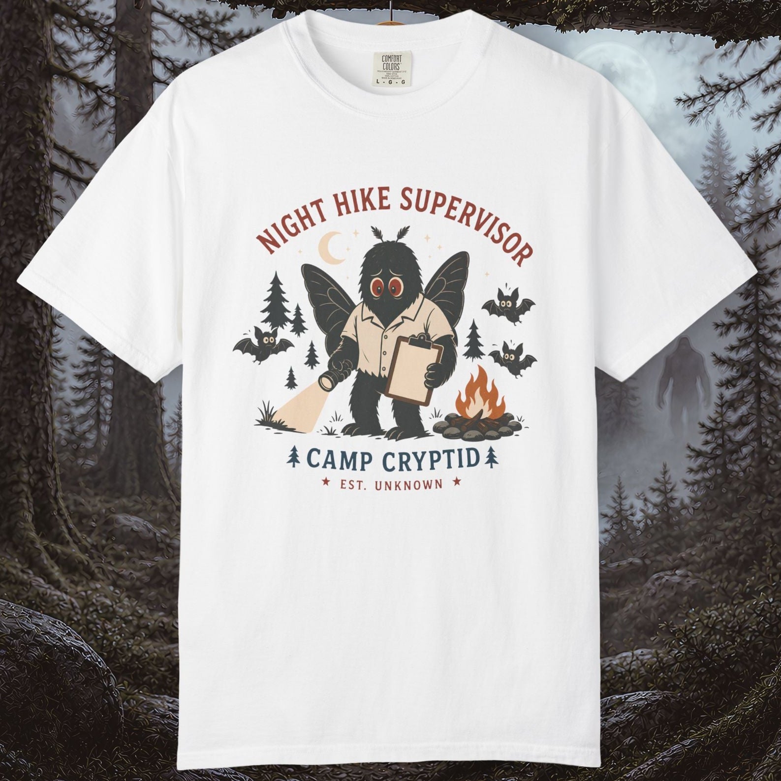 Night Hike Supervisor Mothman T‑Shirt