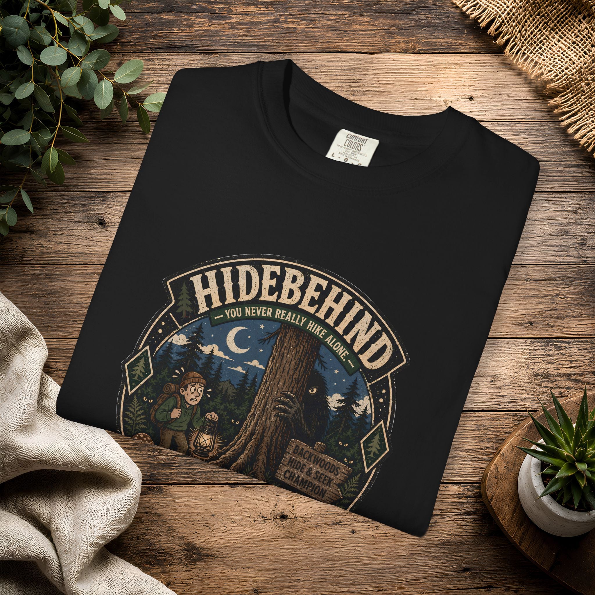 Hidebehind Cryptid T-Shirt — Vintage Outdoor Adventure Tee