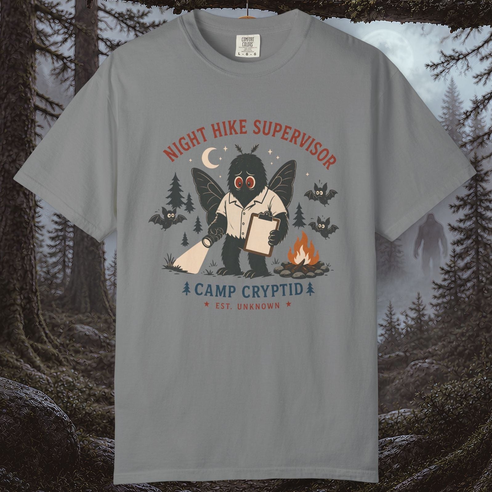 Night Hike Supervisor Mothman T‑Shirt