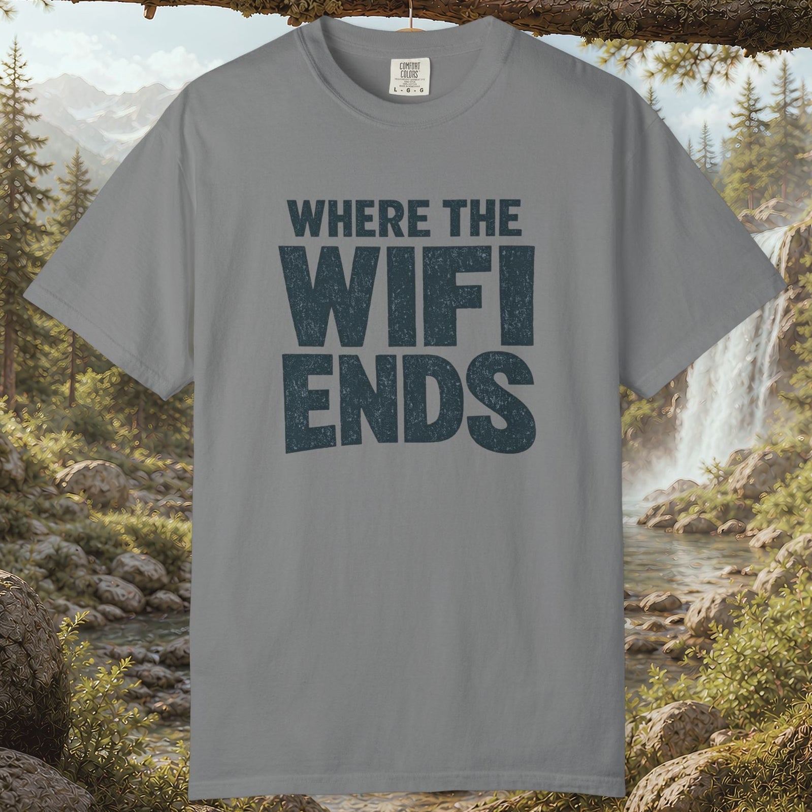 Where The WiFi Ends T-Shirt