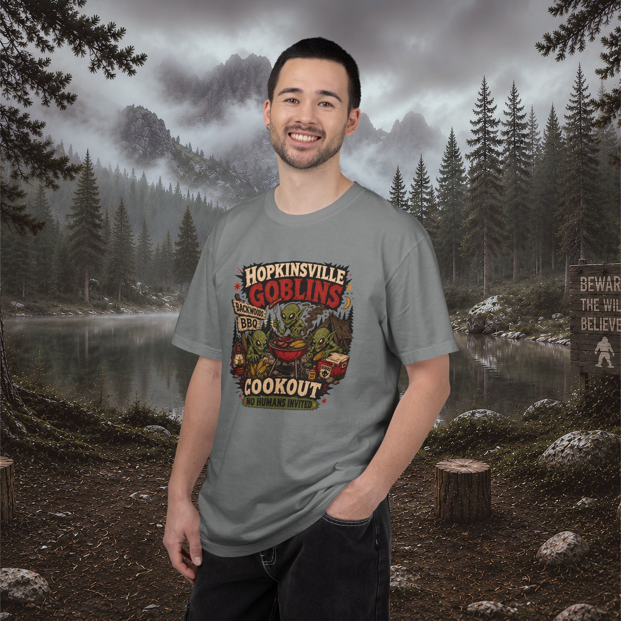 Hopkinsville Goblins Cookout T-Shirt — Funny BBQ Festival Tee