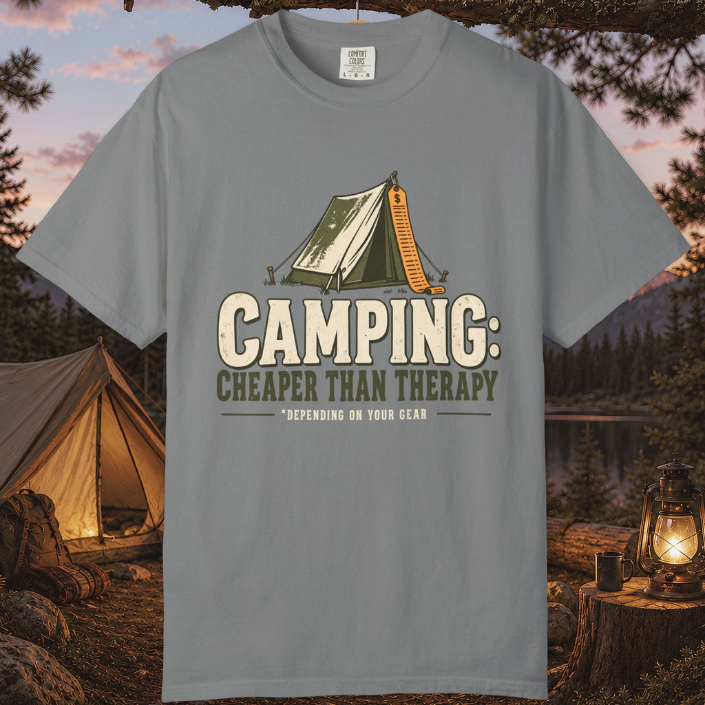 Camping: Cheaper Than Therapy T-Shirt