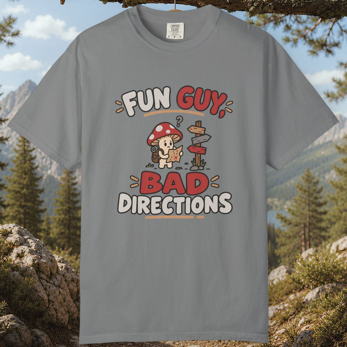 Fun Guy Bad Directions T-Shirt