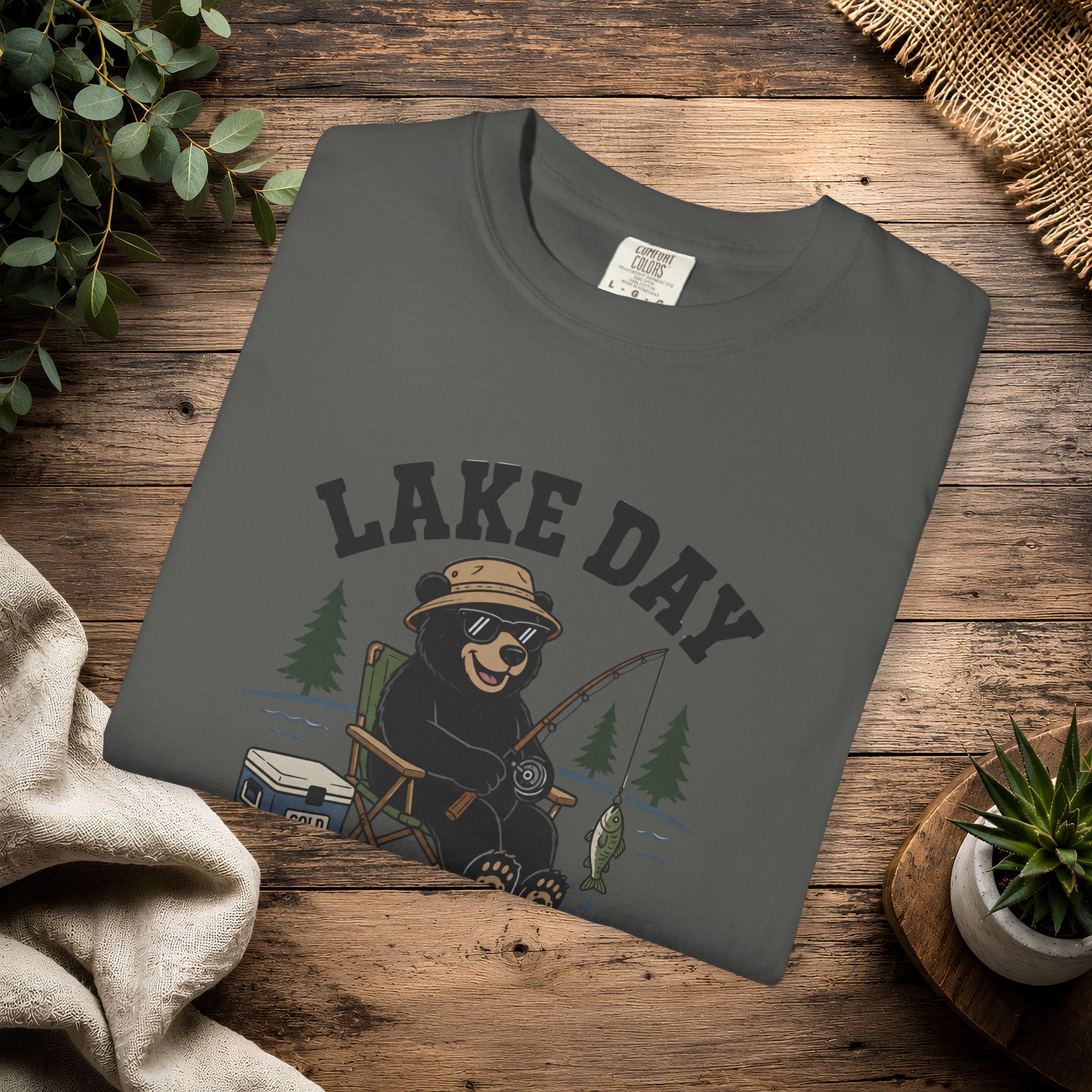 Lake Day Supervisor T-Shirt — Funny Camping & Fishing Shirt