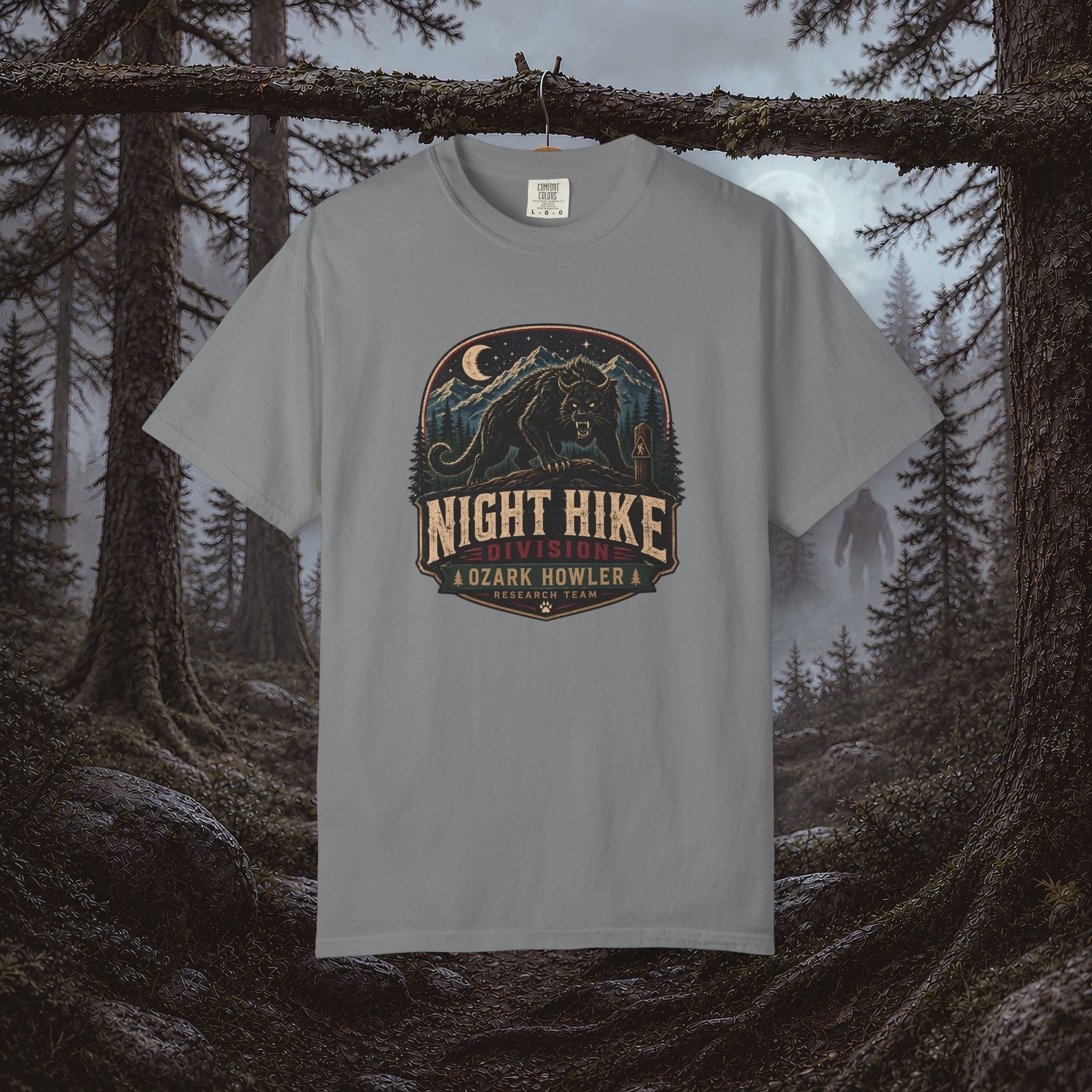 Night Hike T-Shirt — Ozark Howler Vintage Outdoor Adventure Tee
