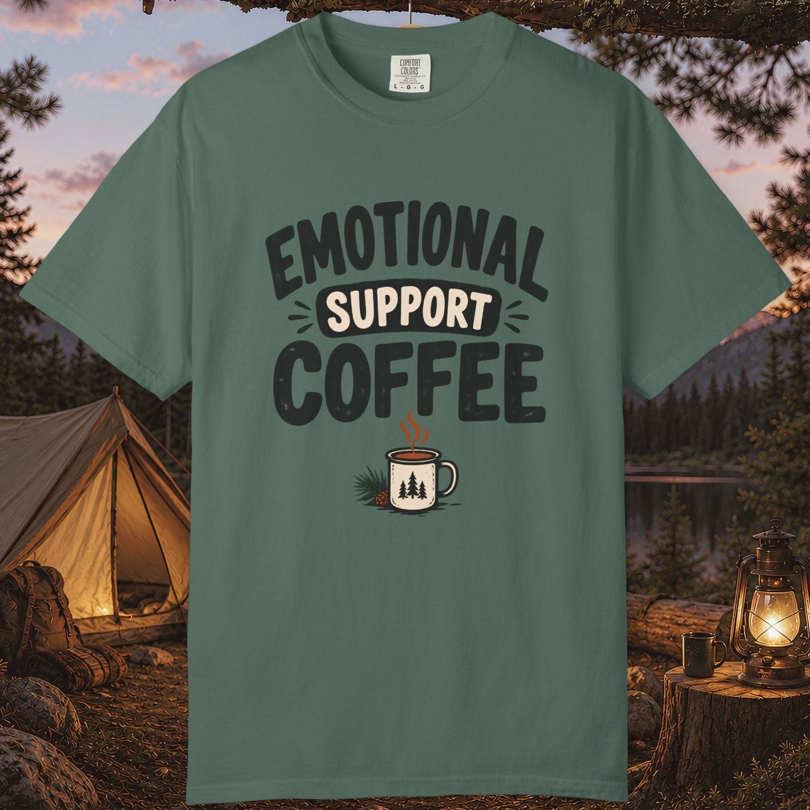 Emotional Support Coffee T-Shirt