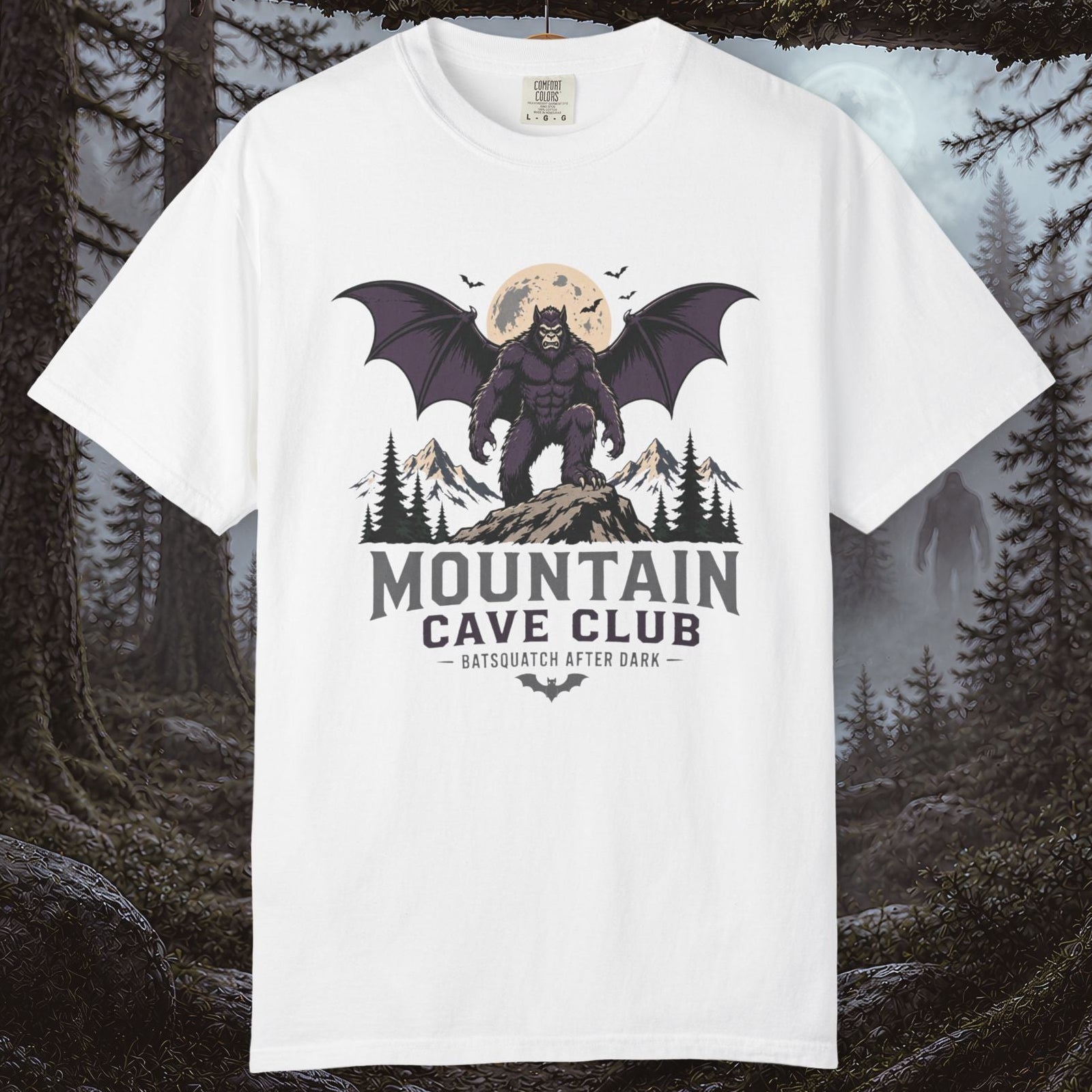 Batsquatch Mountain Cave Club T-Shirt