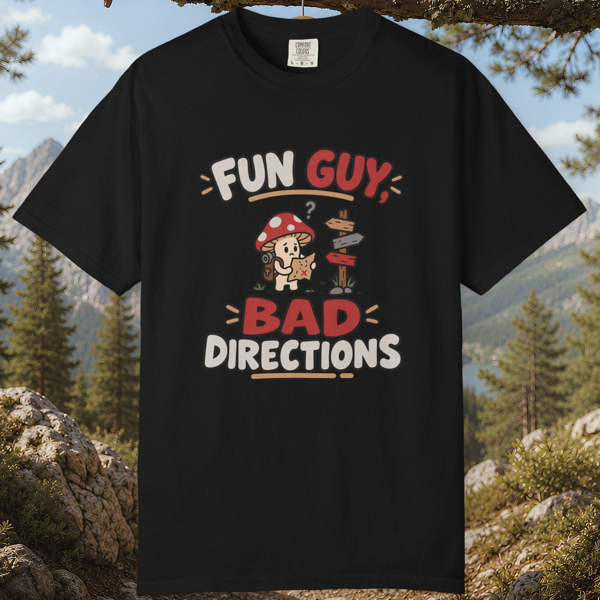 Fun Guy Bad Directions T-Shirt