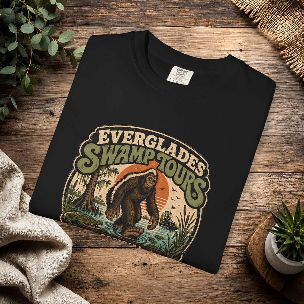 Everglades Swamp Tours T‑Shirt — Official Skunk Ape Vintage Graphic