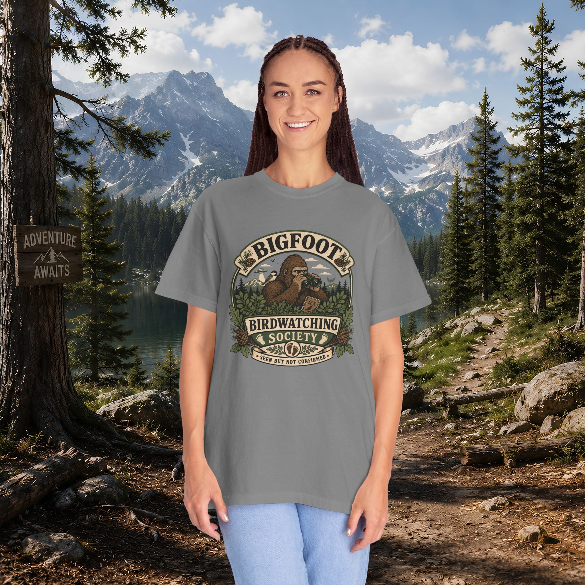 Bigfoot Birdwatching Society T-Shirt