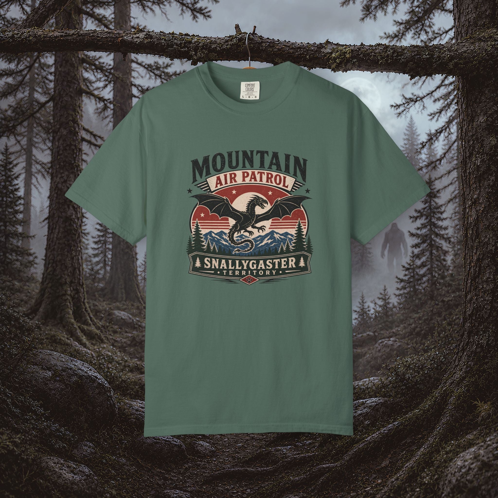 Snallygaster Patrol T-Shirt — Vintage Cryptid Outdoor Graphic Tee