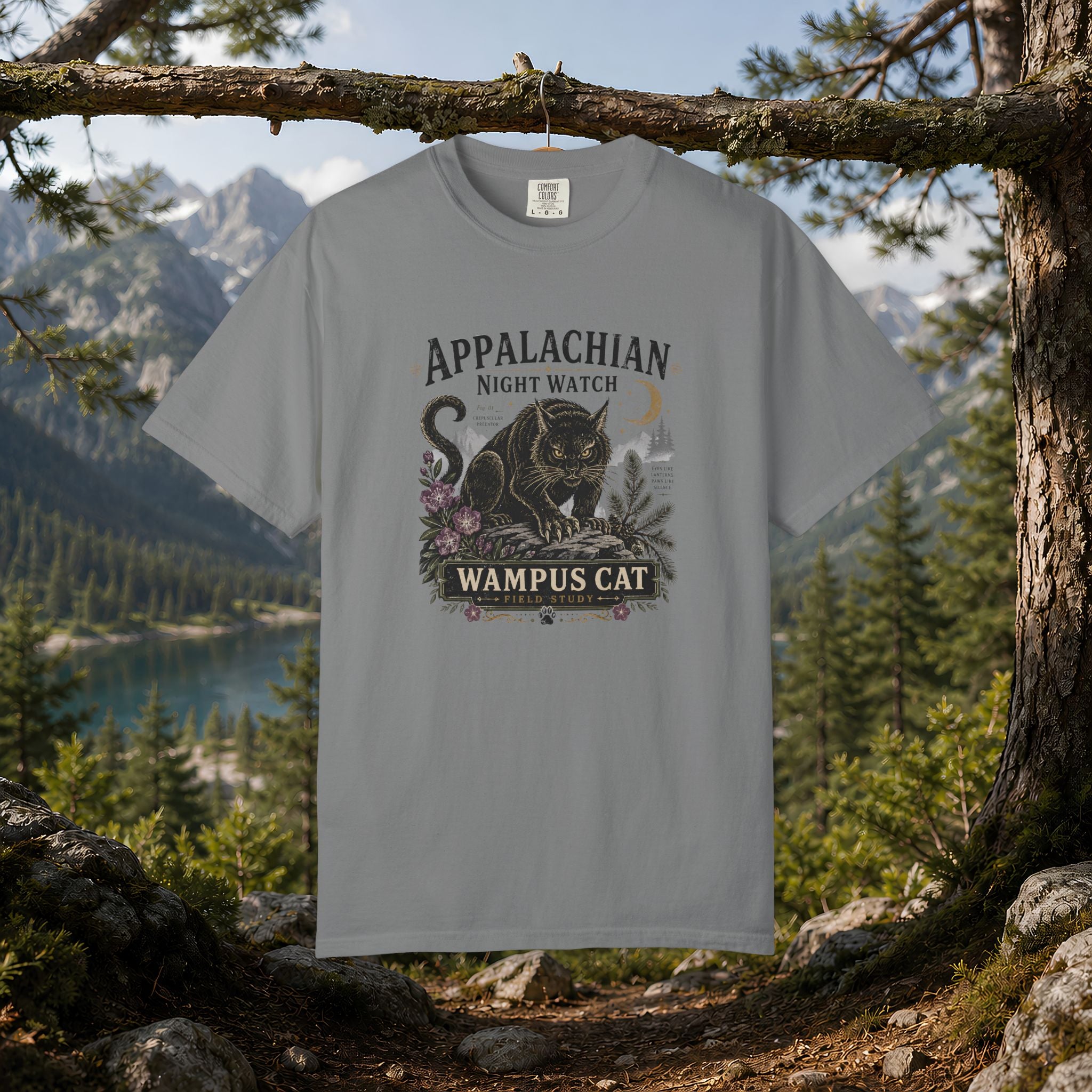 Appalachian Night Watch Wampus Cat T-Shirt