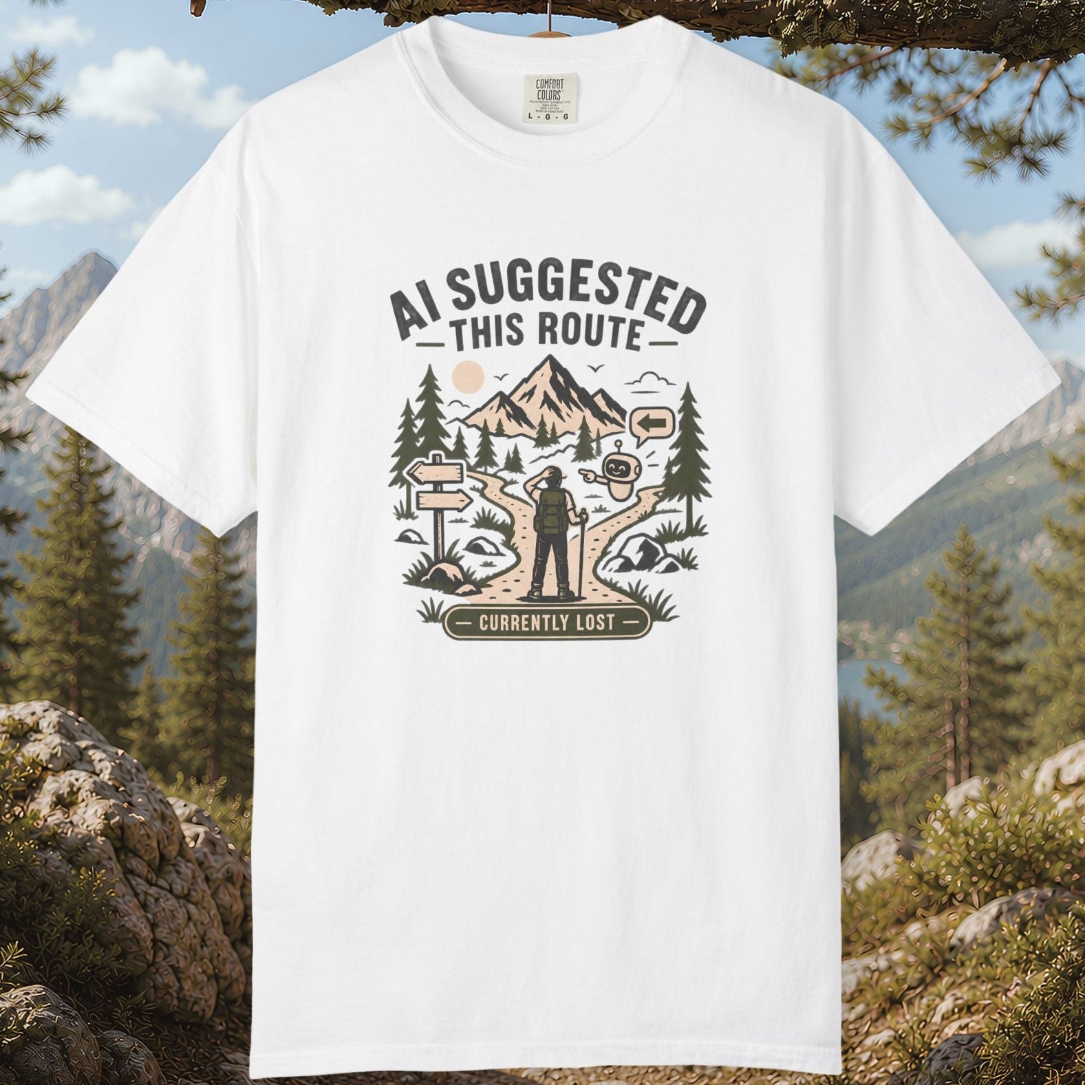 AI Suggested This Route T-Shirt