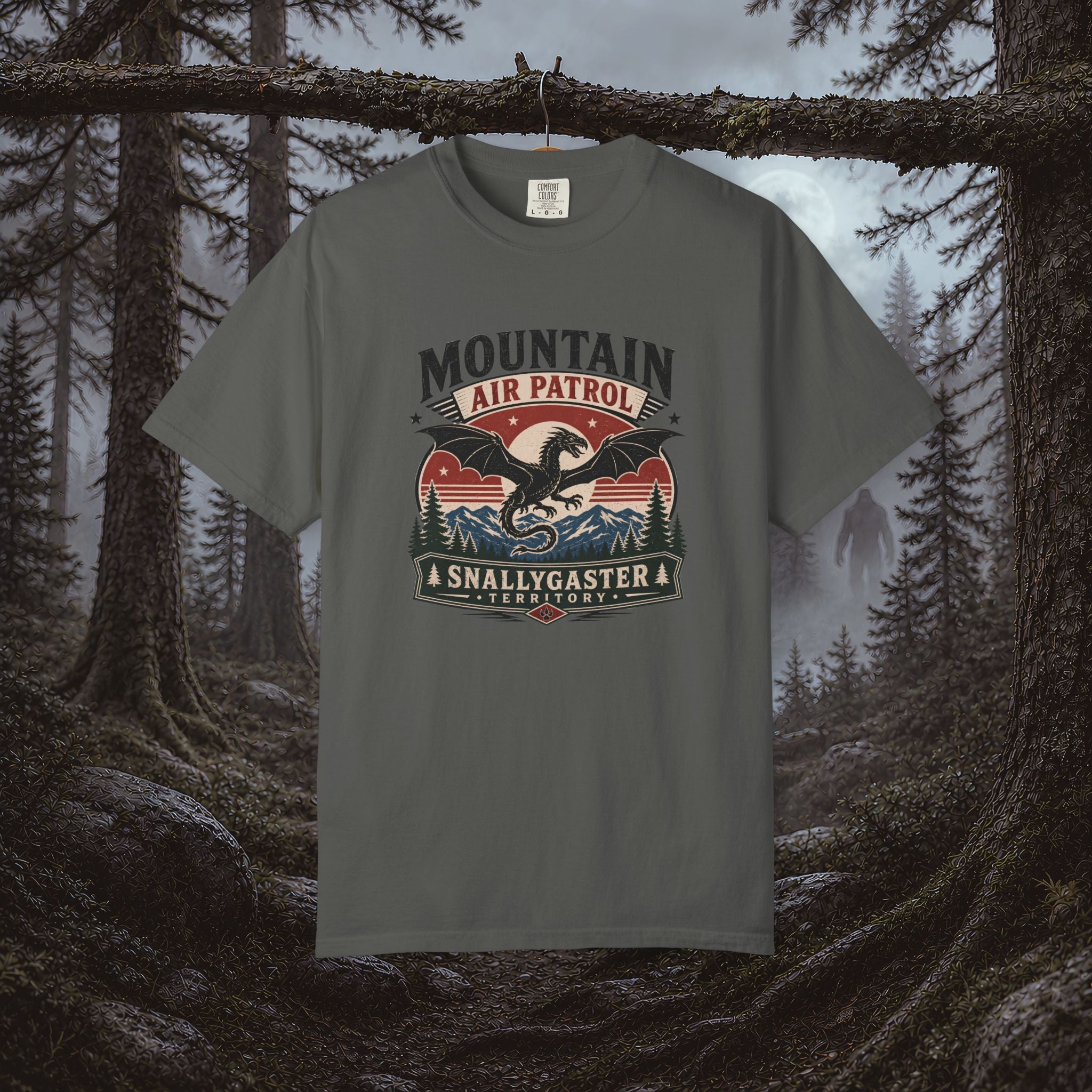 Snallygaster Patrol T-Shirt — Vintage Cryptid Outdoor Graphic Tee