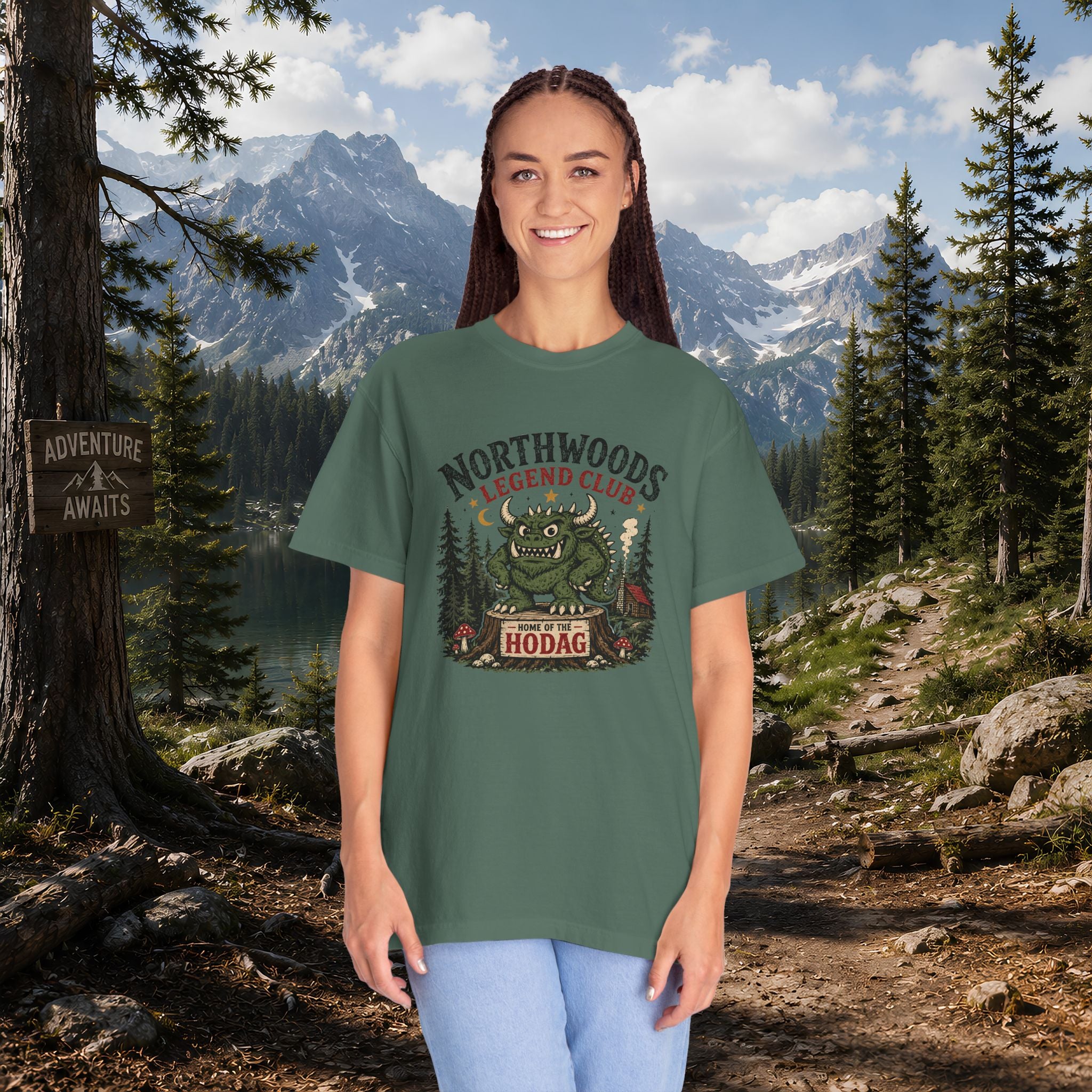 Northwoods Legend Club T-Shirt — Hodag Forest Monster Outdoor Tee