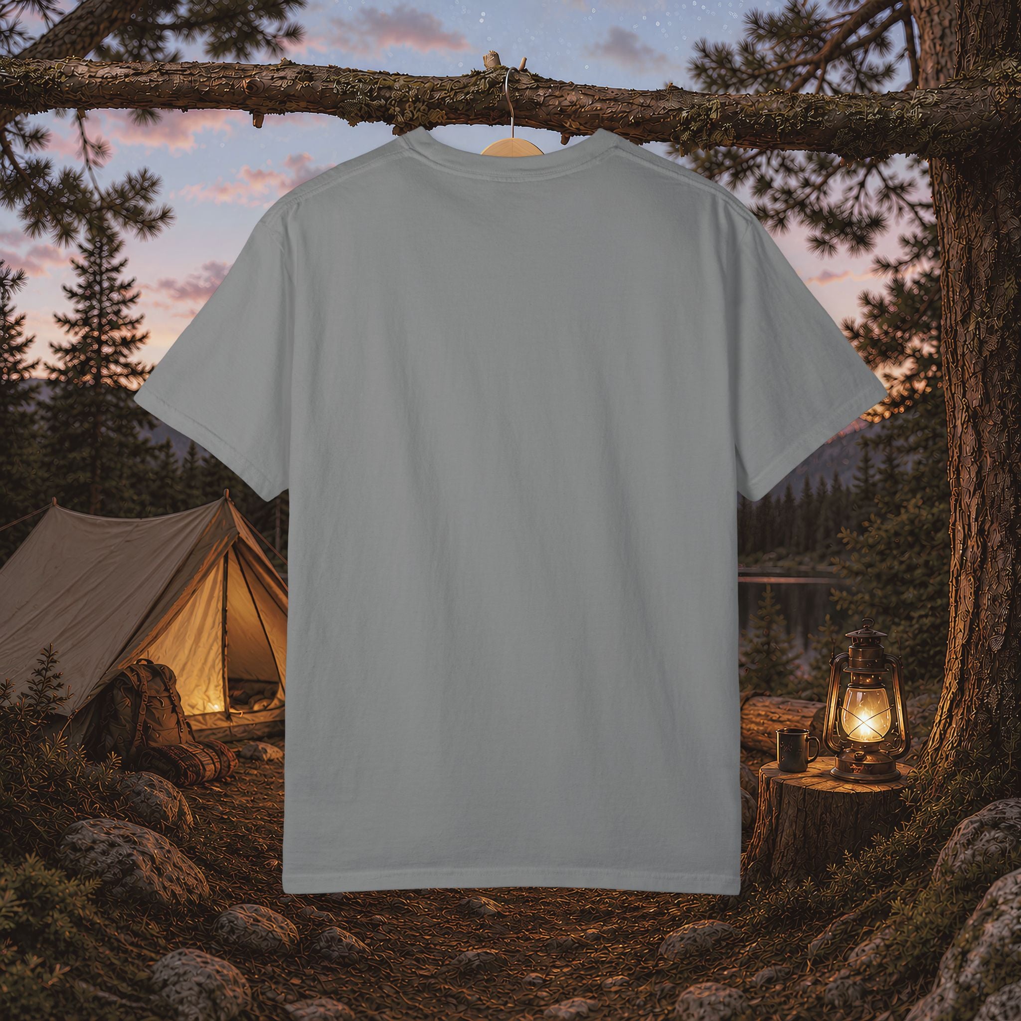 Camp Legend T-Shirt — Vintage Camping Badge Tee