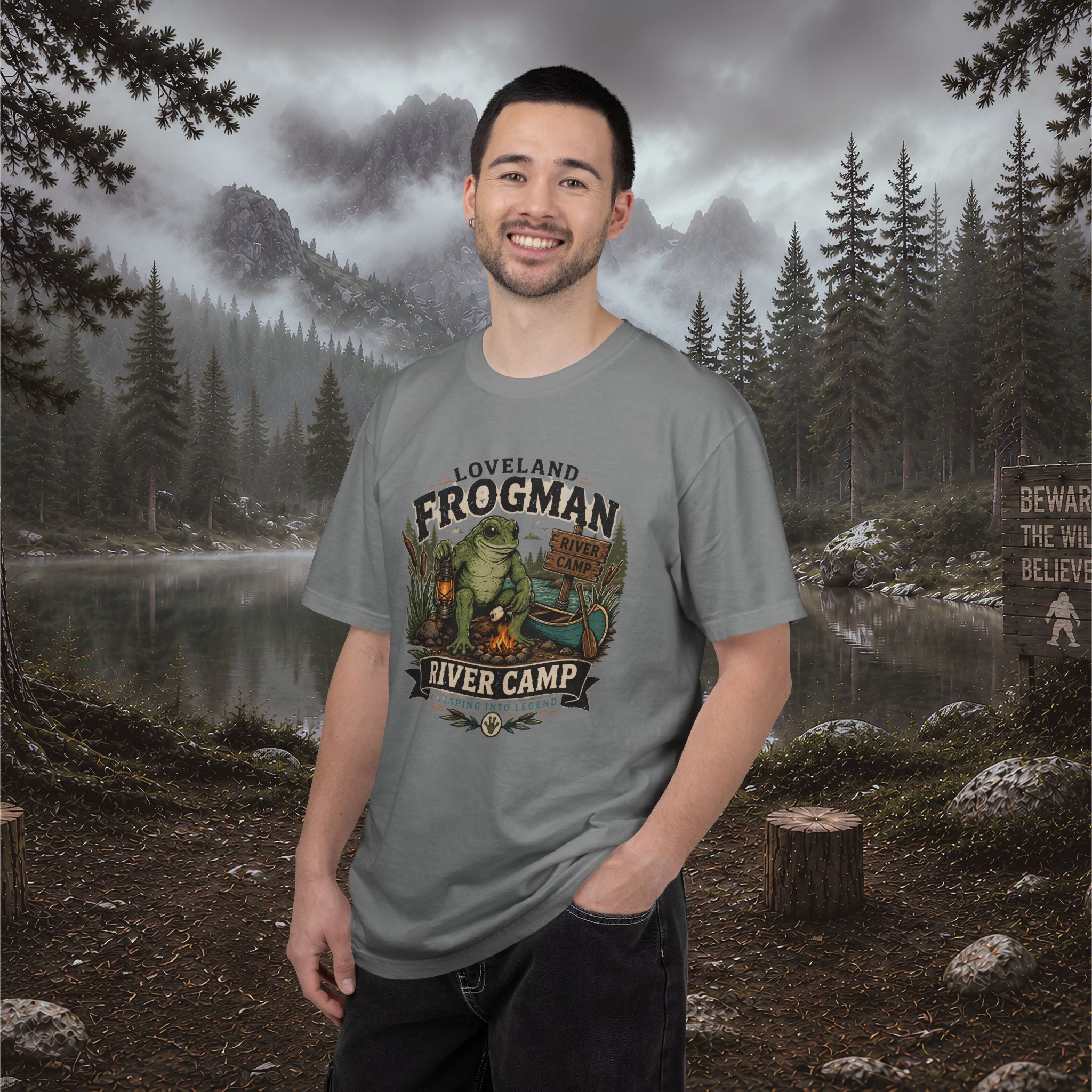 Loveland Frogman River Camp T-Shirt — Outdoor Graphic Tee