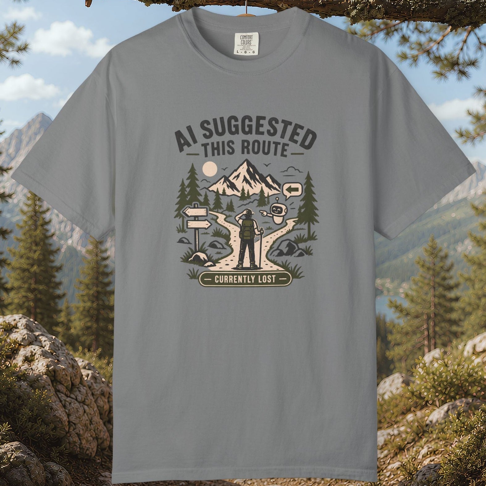 AI Suggested This Route T-Shirt