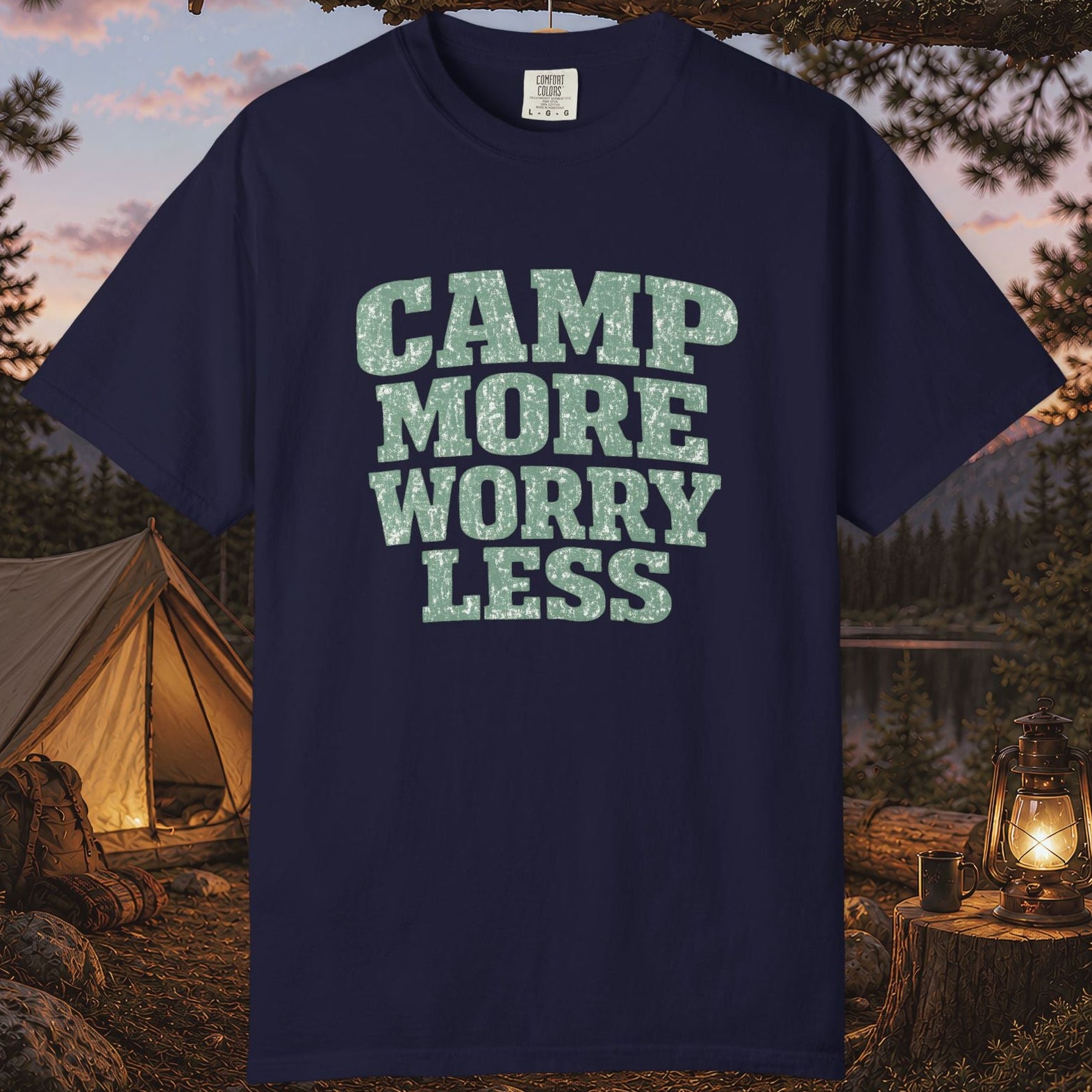Camp More Worry Less T-Shirt