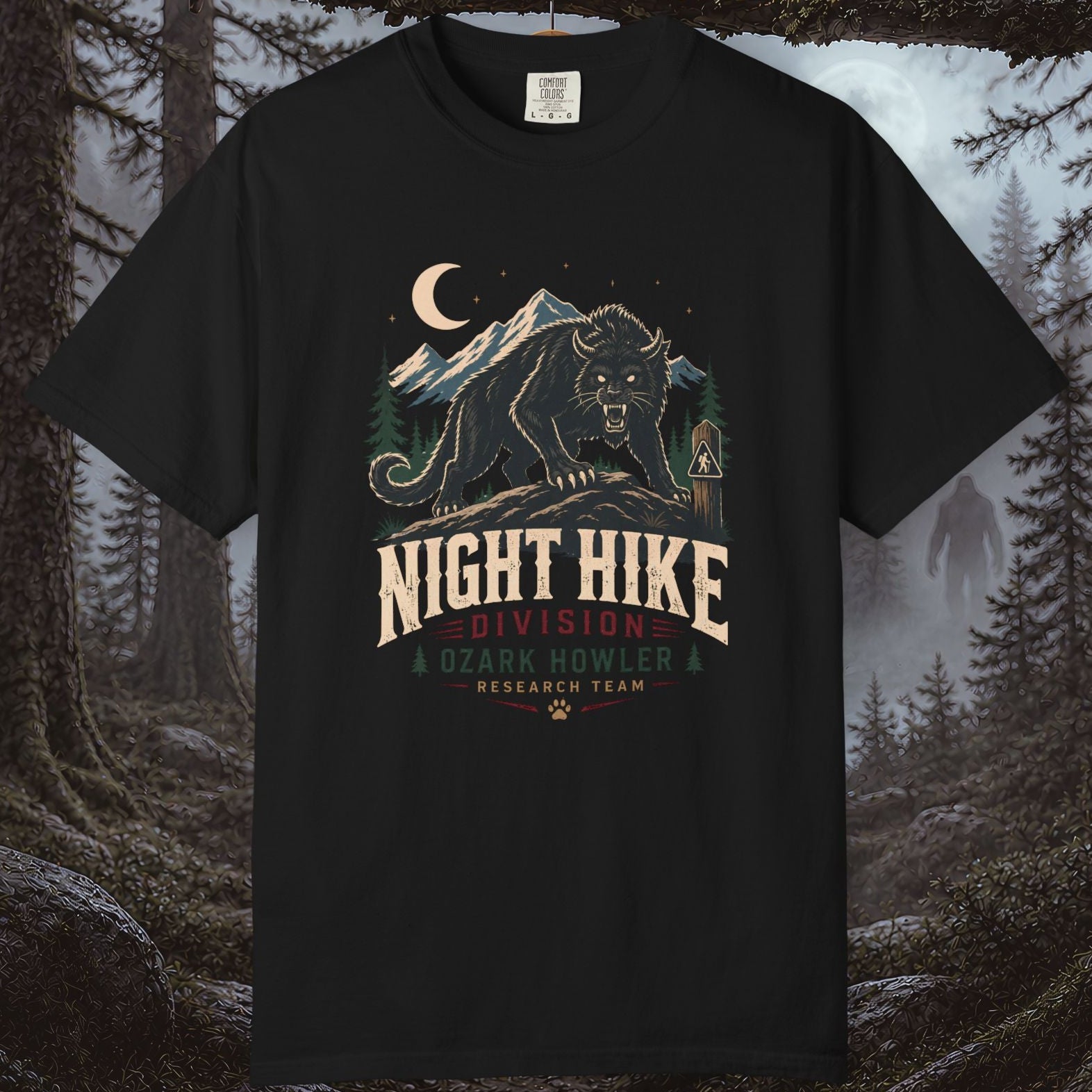 Night Hike Ozark Howler T-Shirt