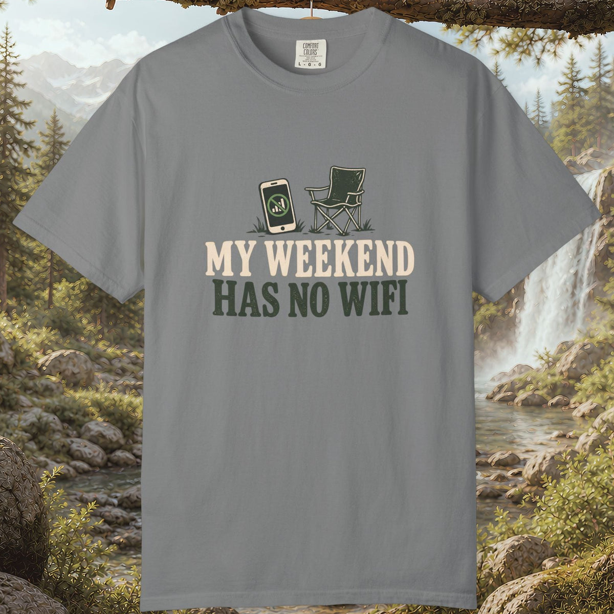 My Weekend Has No WiFi T-Shirt