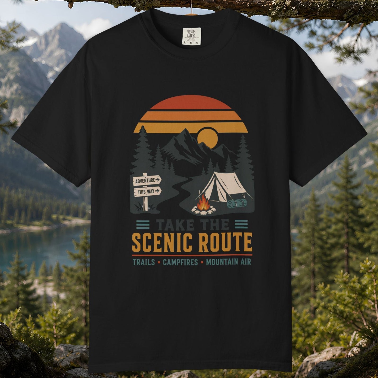 Scenic Route Camping T-Shirt