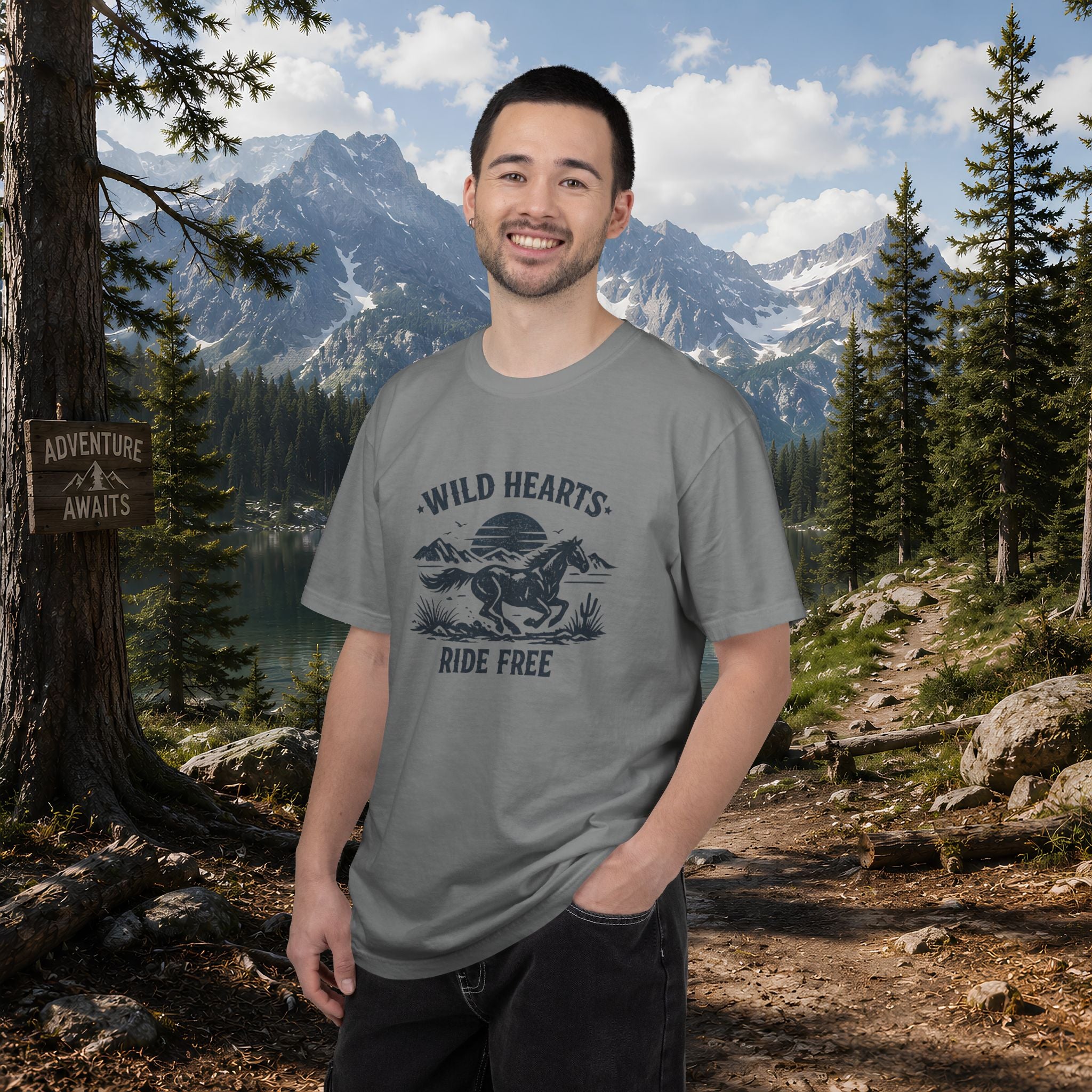 Wild Hearts Ride Free T-Shirt – Vintage Horseback Adventure Tee