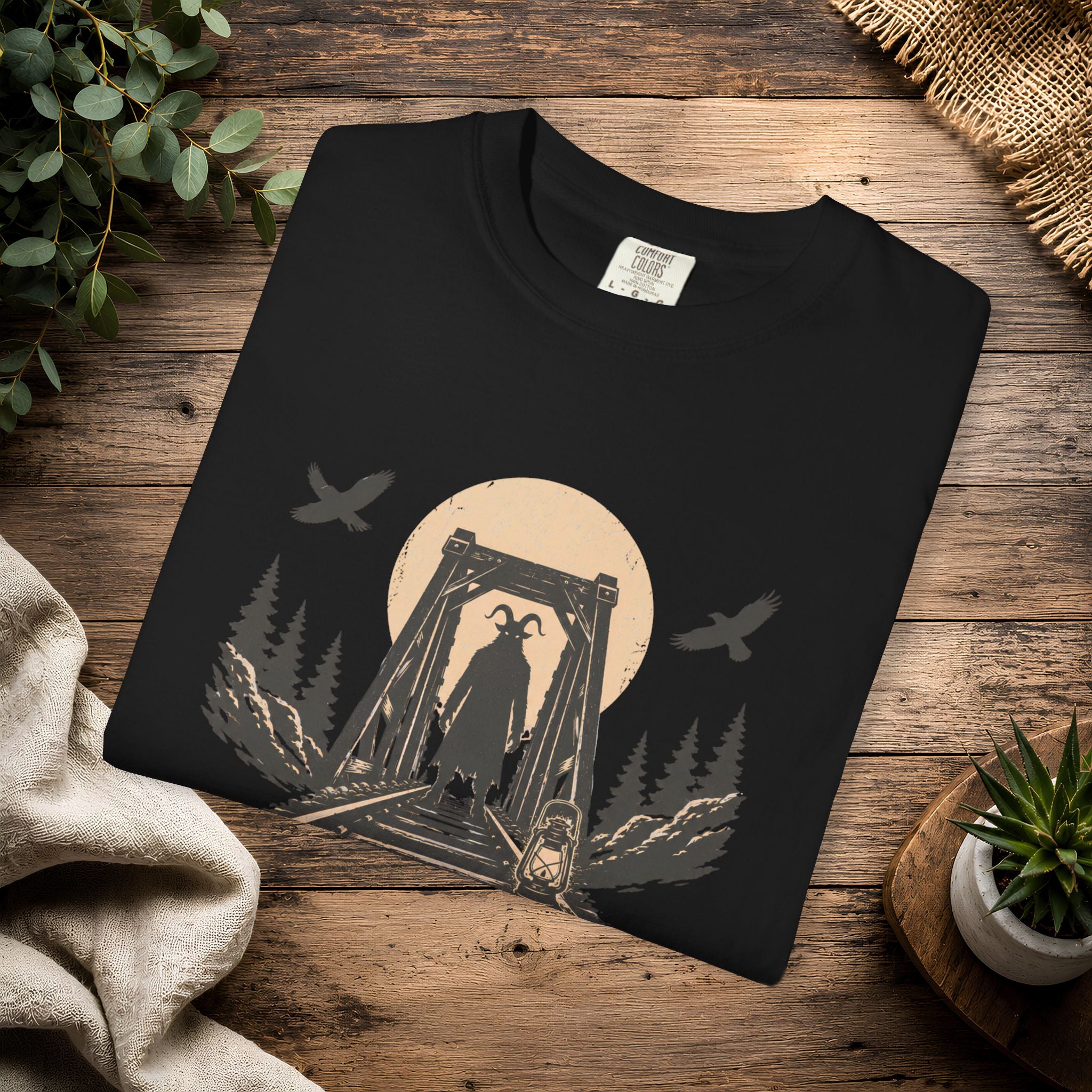 Goatman Don’t Cross After Dark T-Shirt