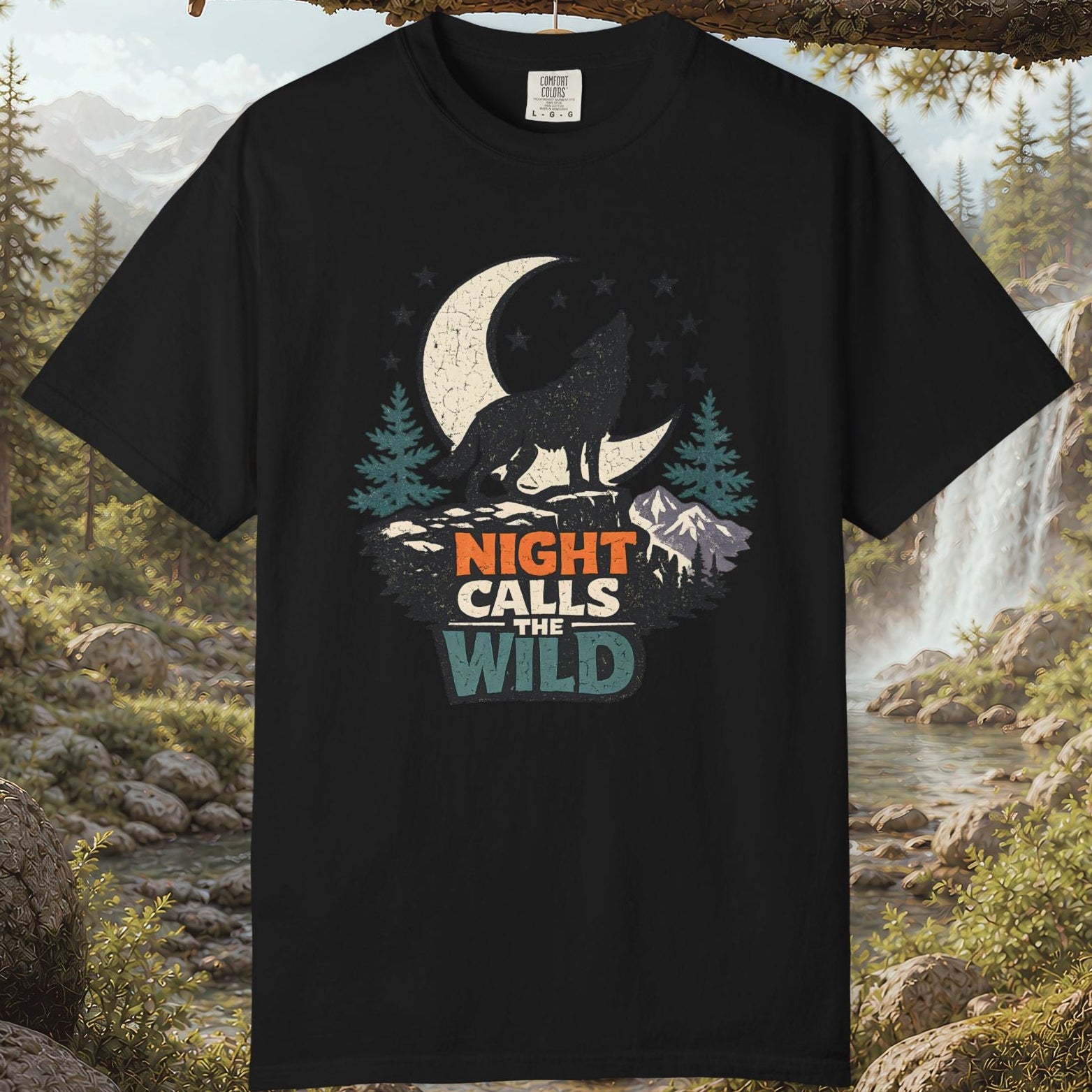 Night Calls The Wild Wolf T-Shirt