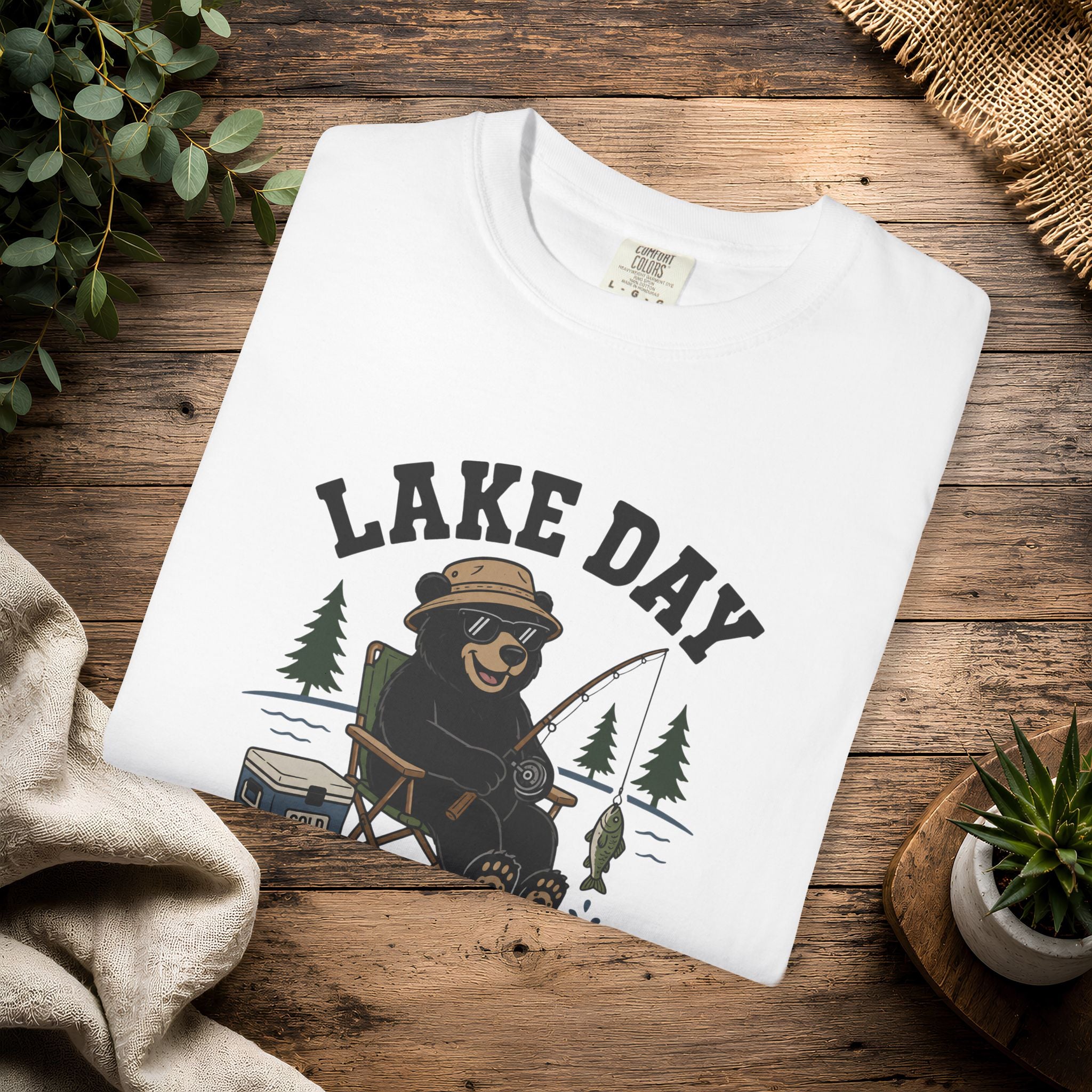 Lake Day Supervisor T-Shirt — Funny Camping & Fishing Shirt