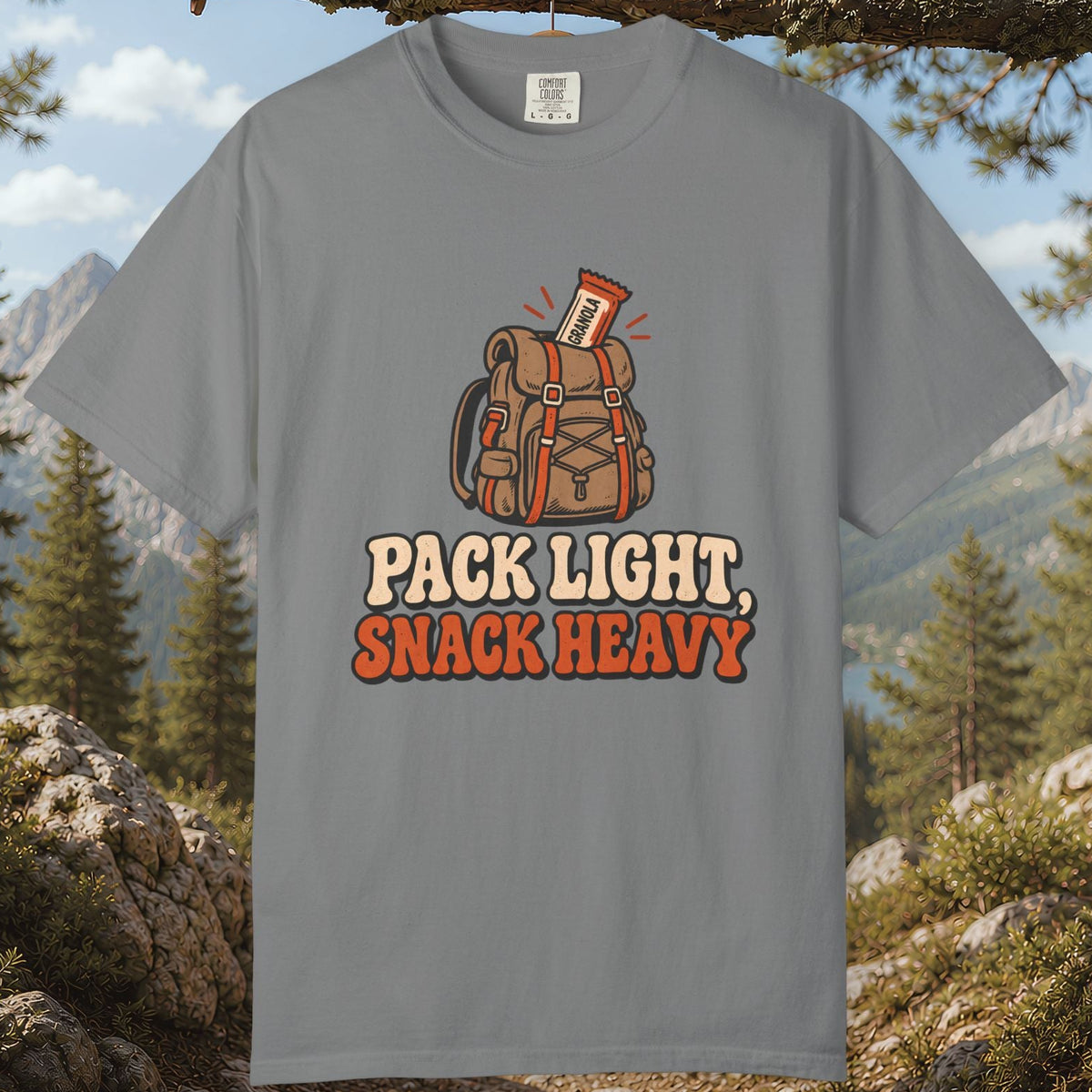 Pack Light, Snack Heavy T-Shirt