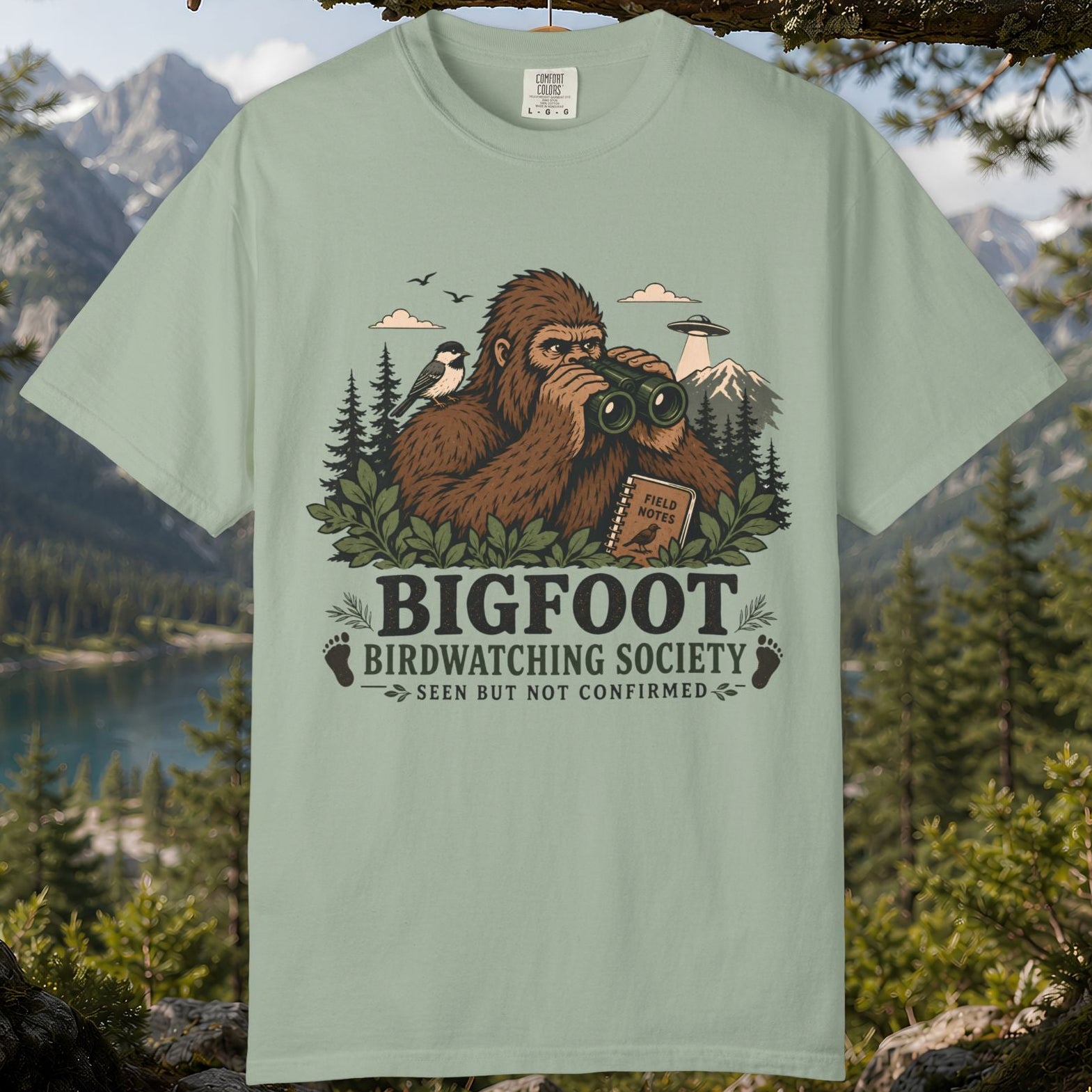 Bigfoot Birdwatching Society T-Shirt