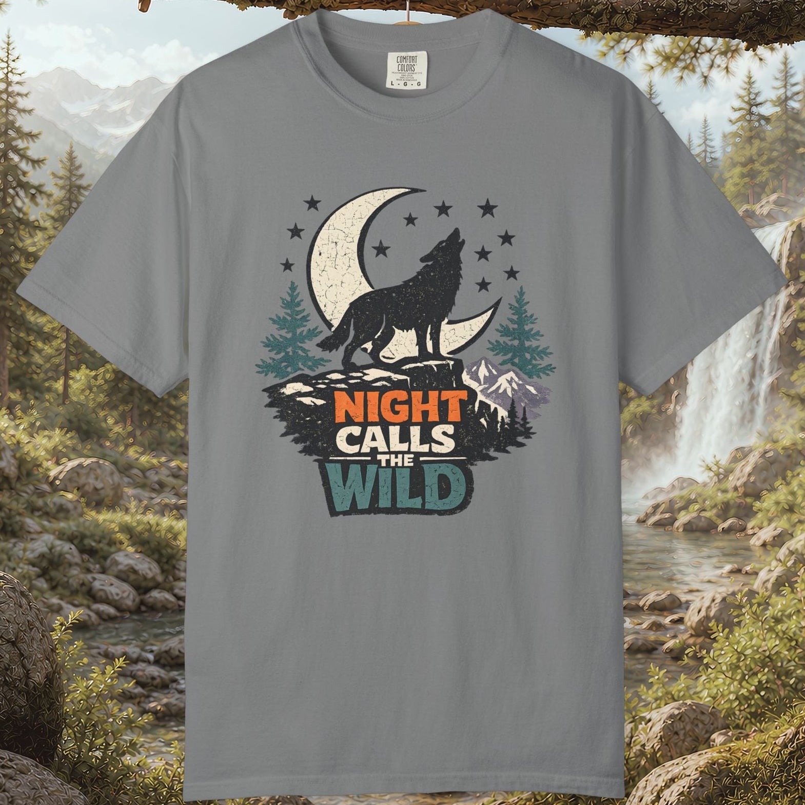 Night Calls The Wild Wolf T-Shirt