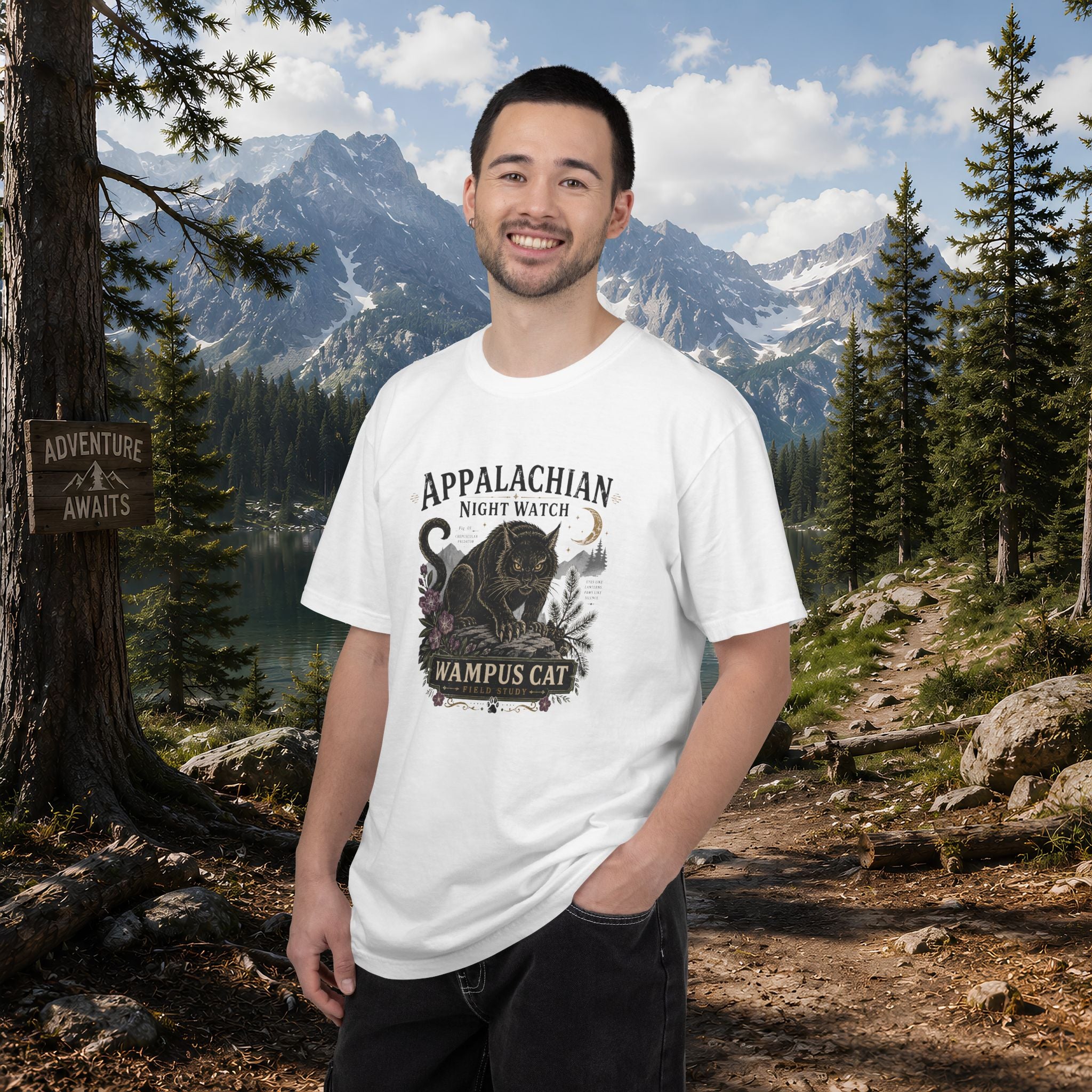 Appalachian Night Watch Wampus Cat T-Shirt
