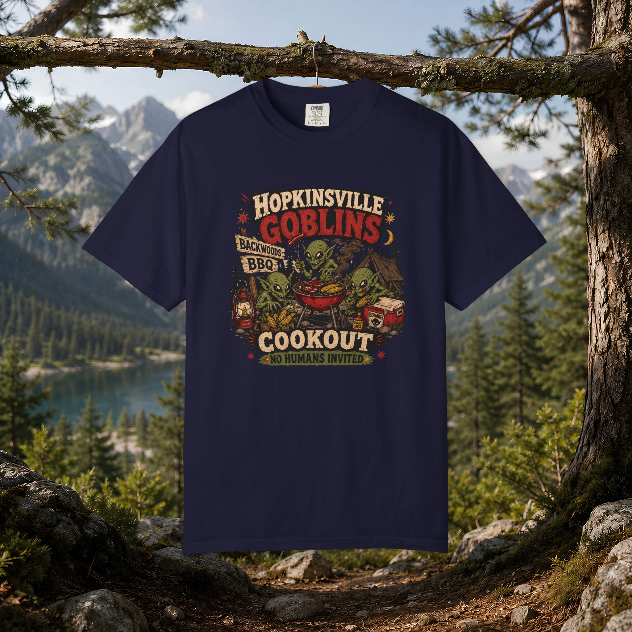 Hopkinsville Goblins Cookout T-Shirt — Funny BBQ Festival Tee