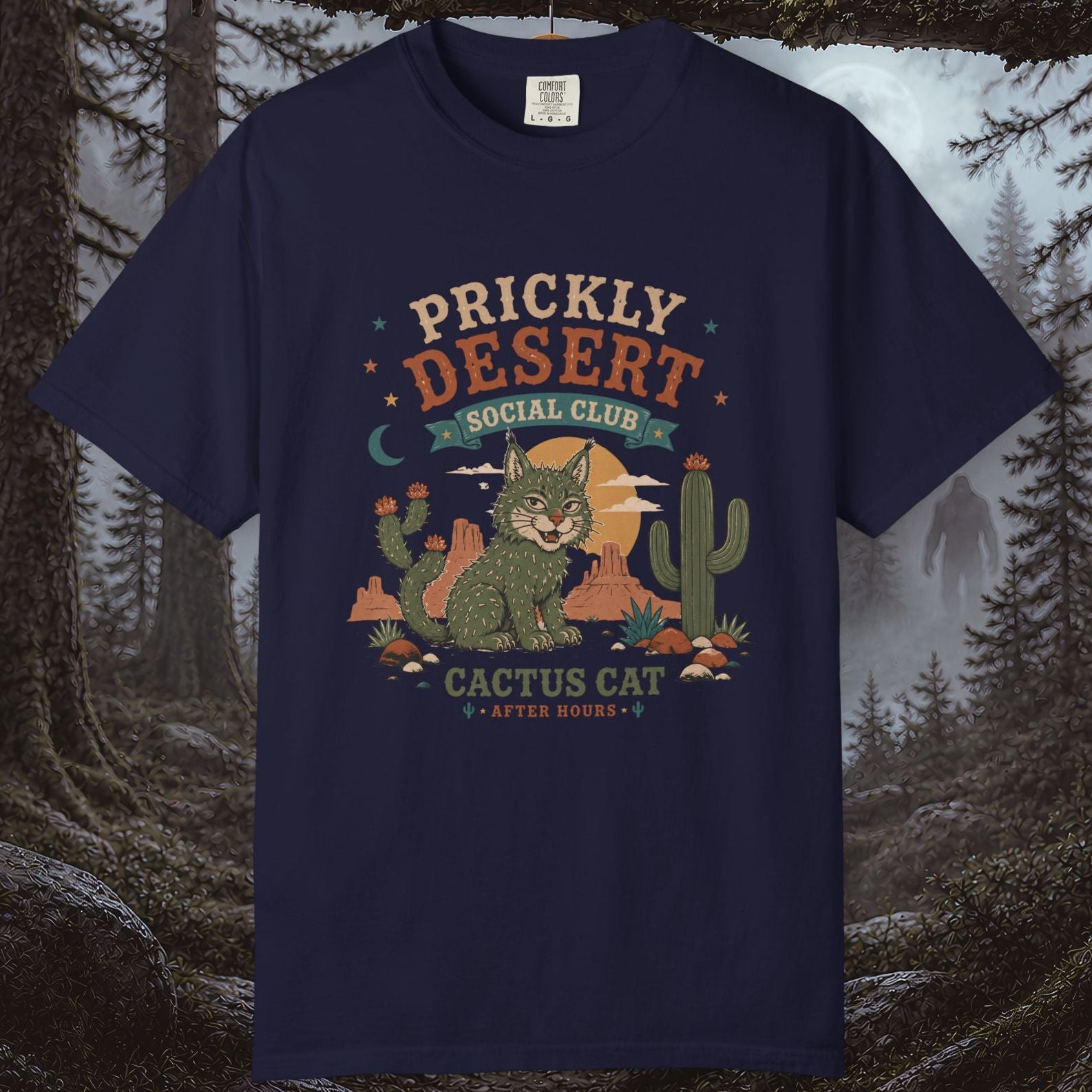 Cactus Cat Prickly Desert T-Shirt