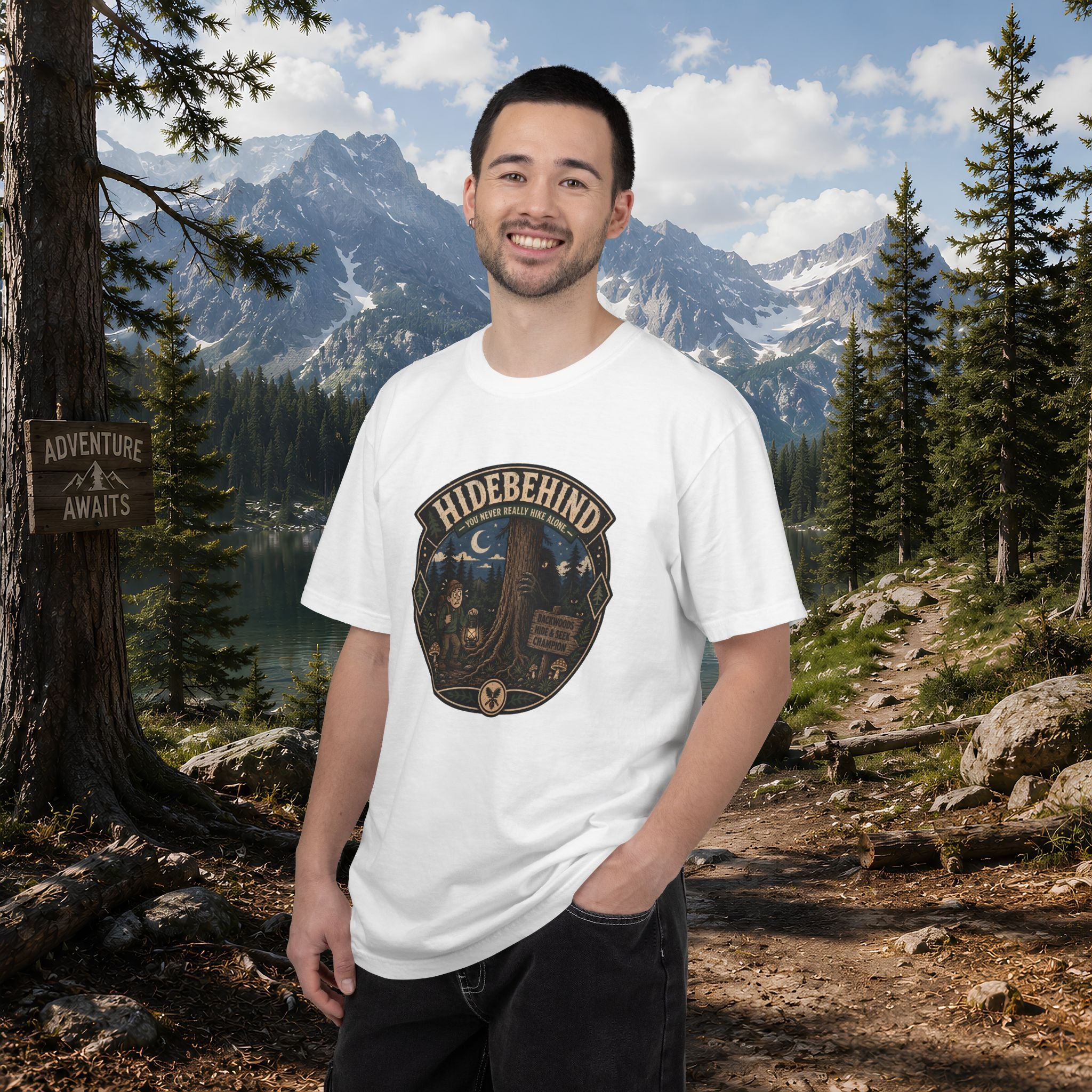 Hidebehind Cryptid T-Shirt — Vintage Outdoor Adventure Tee