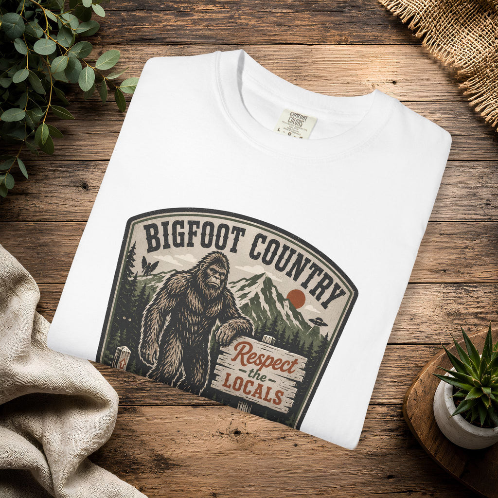 Bigfoot Country T-Shirt — Respect the Locals Outdoor Graphic Tee