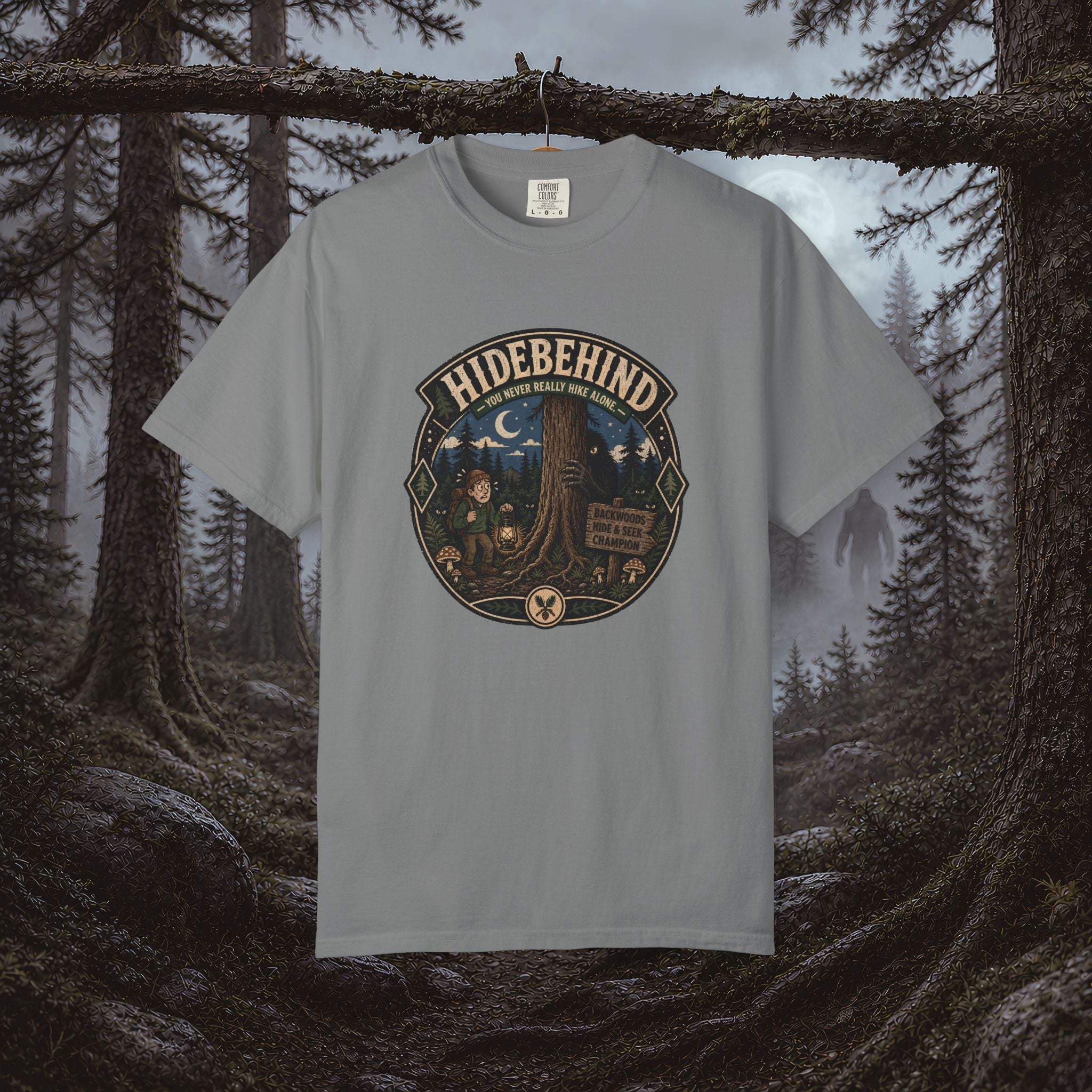 Hidebehind Cryptid T-Shirt — Vintage Outdoor Adventure Tee