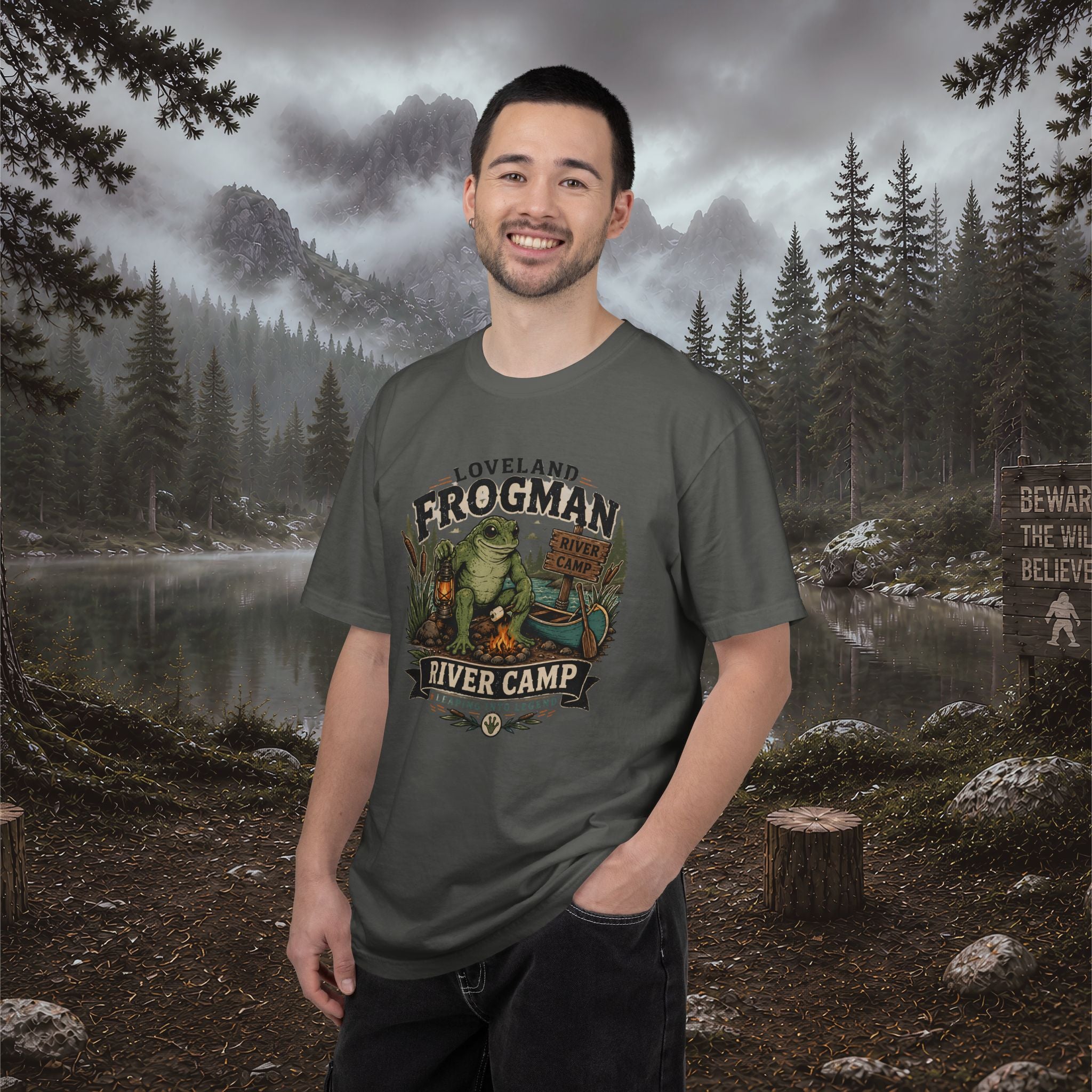 Loveland Frogman River Camp T-Shirt — Outdoor Graphic Tee