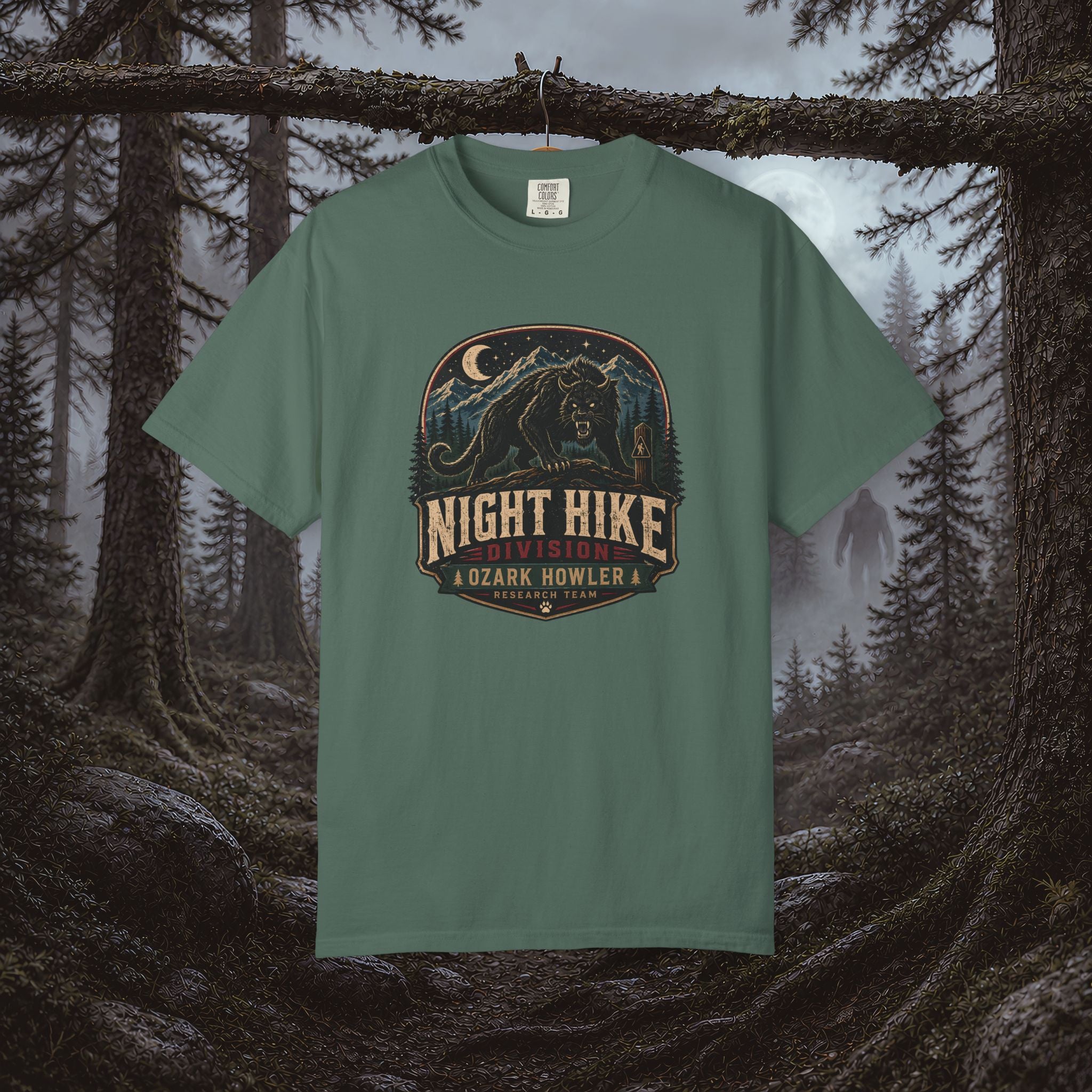 Night Hike T-Shirt — Ozark Howler Vintage Outdoor Adventure Tee