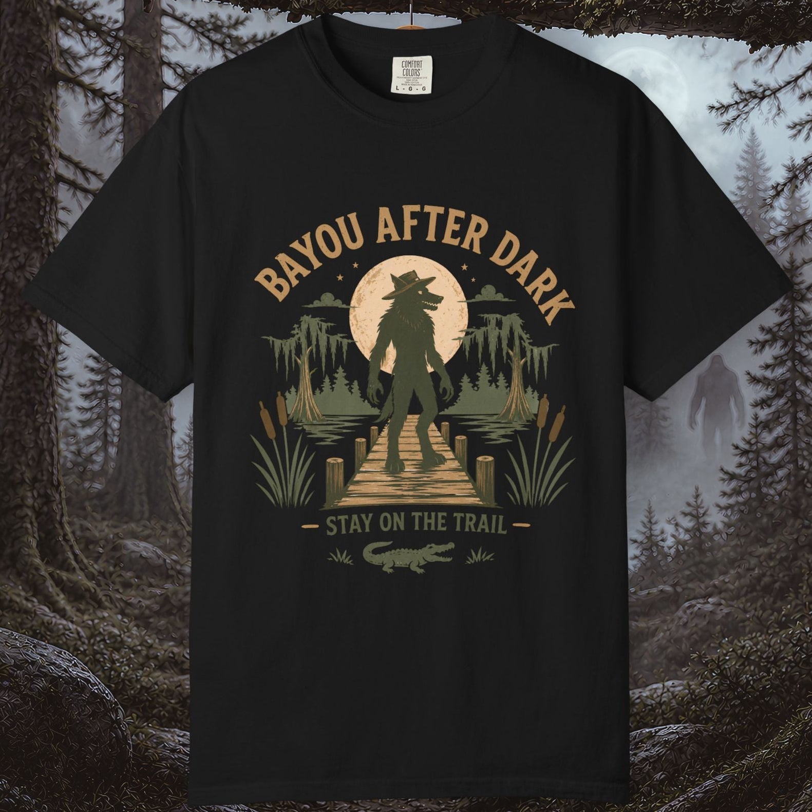 Rougarou Bayou After Dark T-Shirt