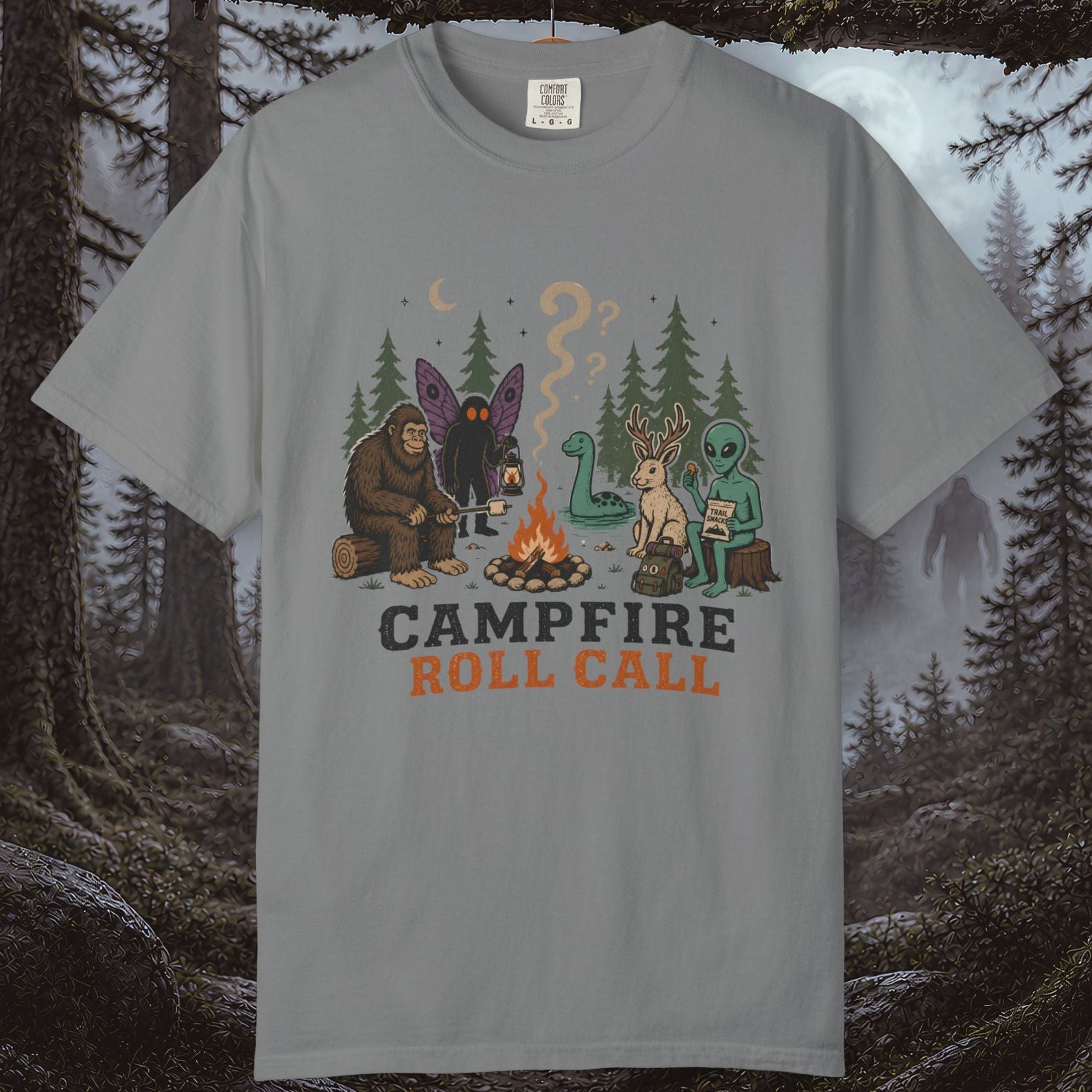 Campfire Cryptid Roll Call T-Shirt