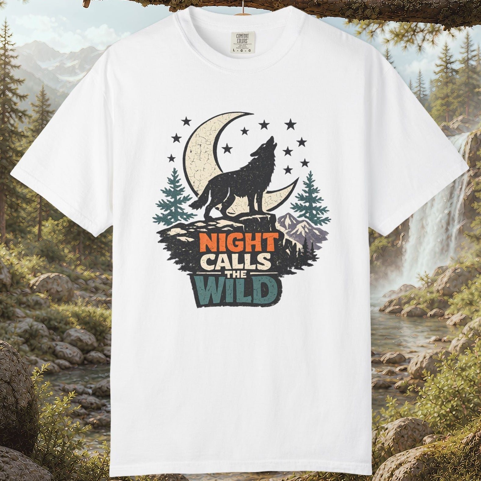Night Calls The Wild Wolf T-Shirt