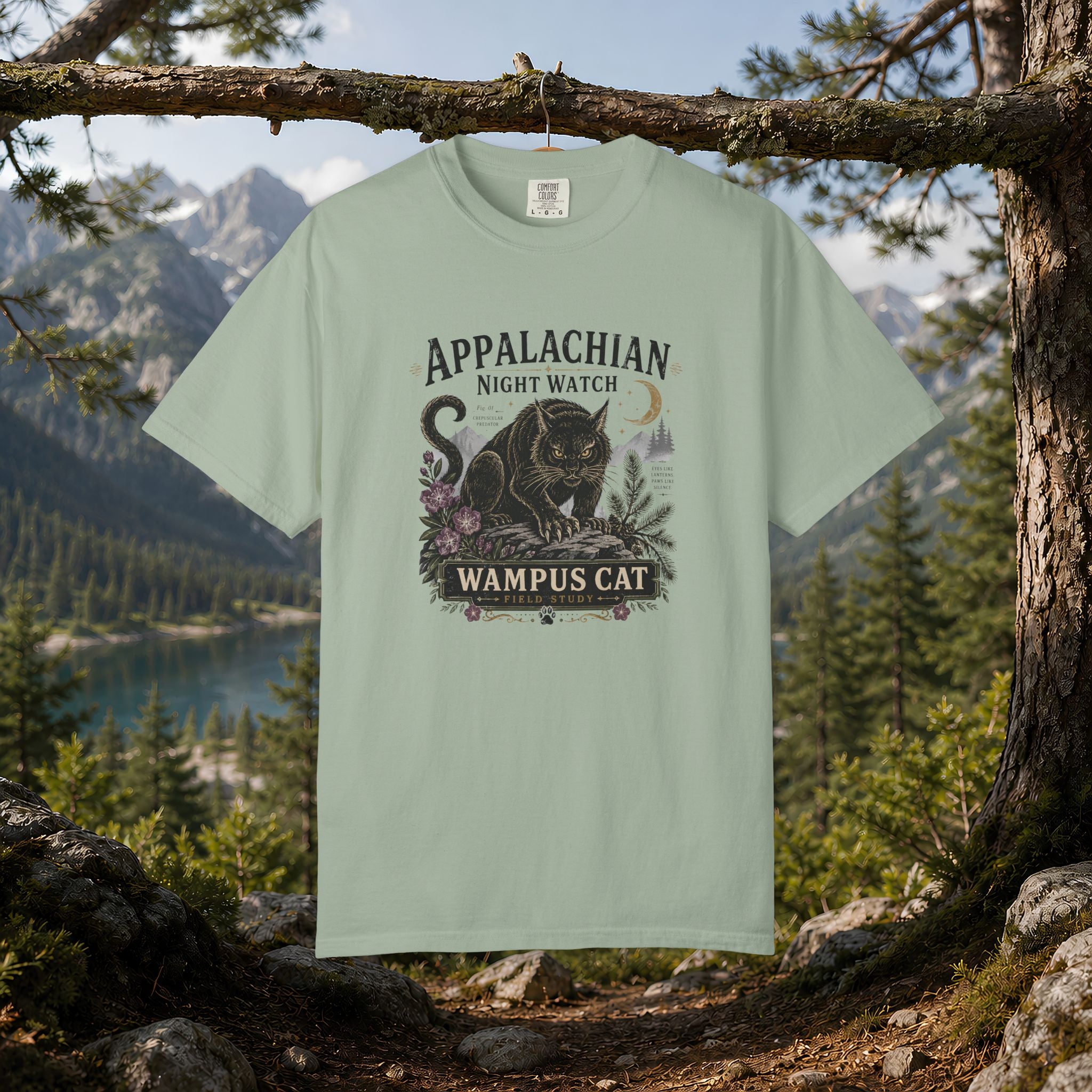 Appalachian Night Watch Wampus Cat T-Shirt