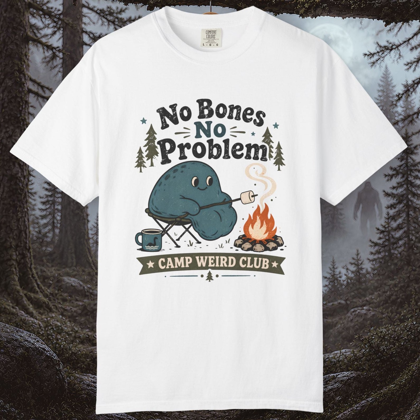 No Bones No Problem Kinderhook Blob T-Shirt
