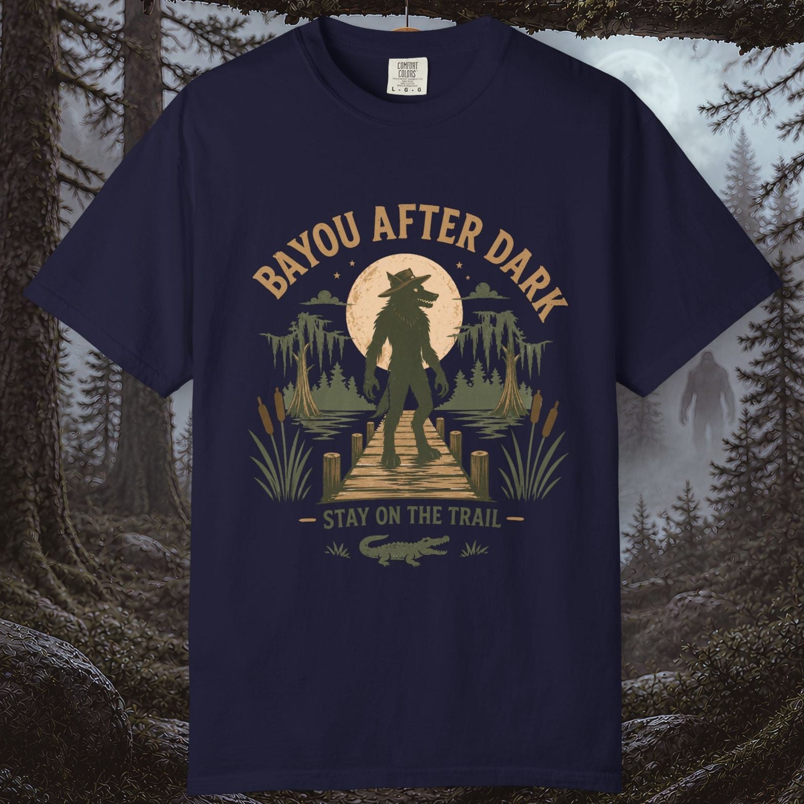 Rougarou Bayou After Dark T-Shirt